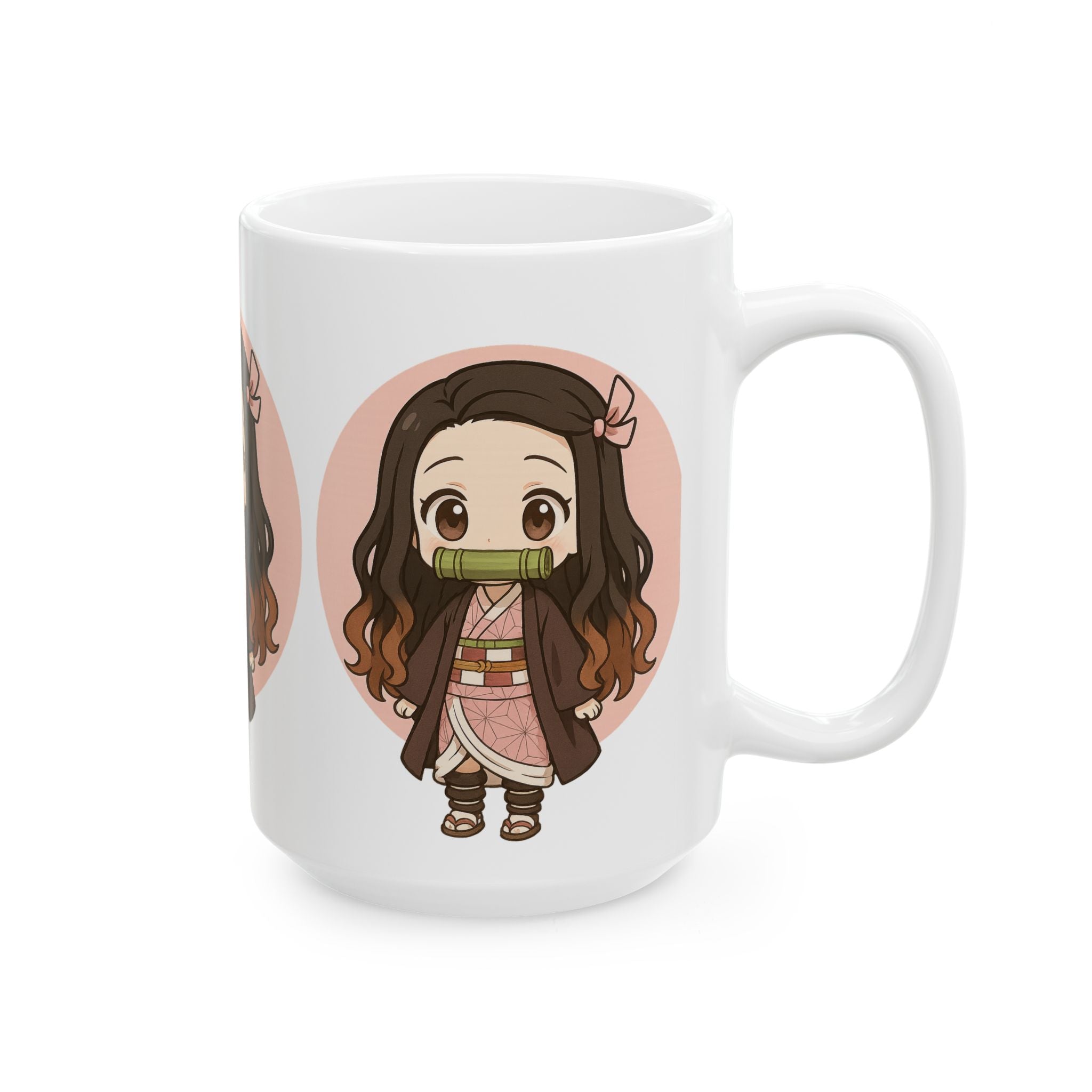 Demon Slayer Ceramic Mug, (11oz, 15oz)
