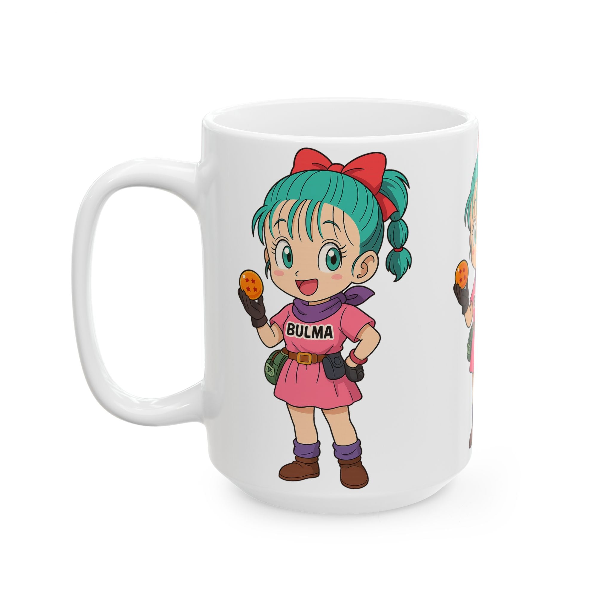 Bulma Anime Ceramic Mug, (11oz, 15oz)