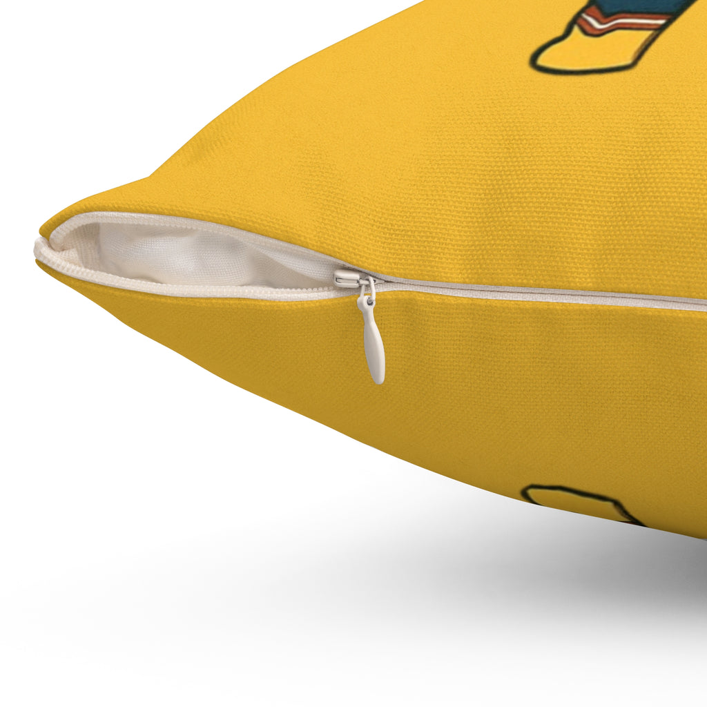 All Might Spun Polyester Square Pillow