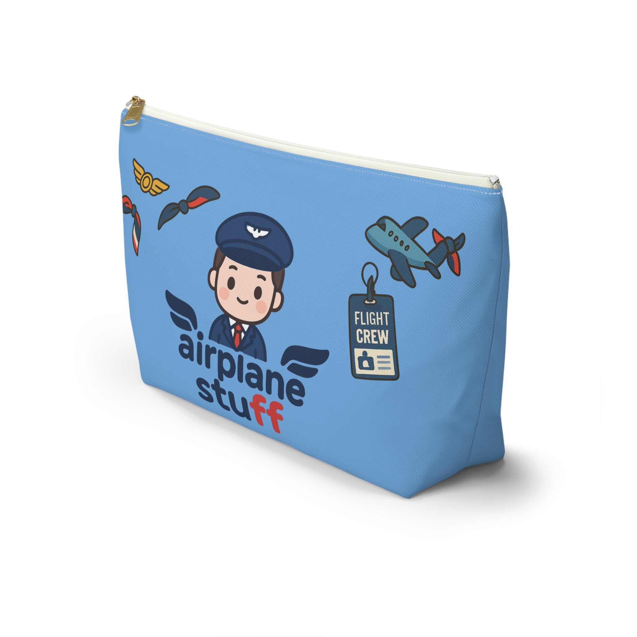 Flight Crew Accessory Pouch w T-bottom