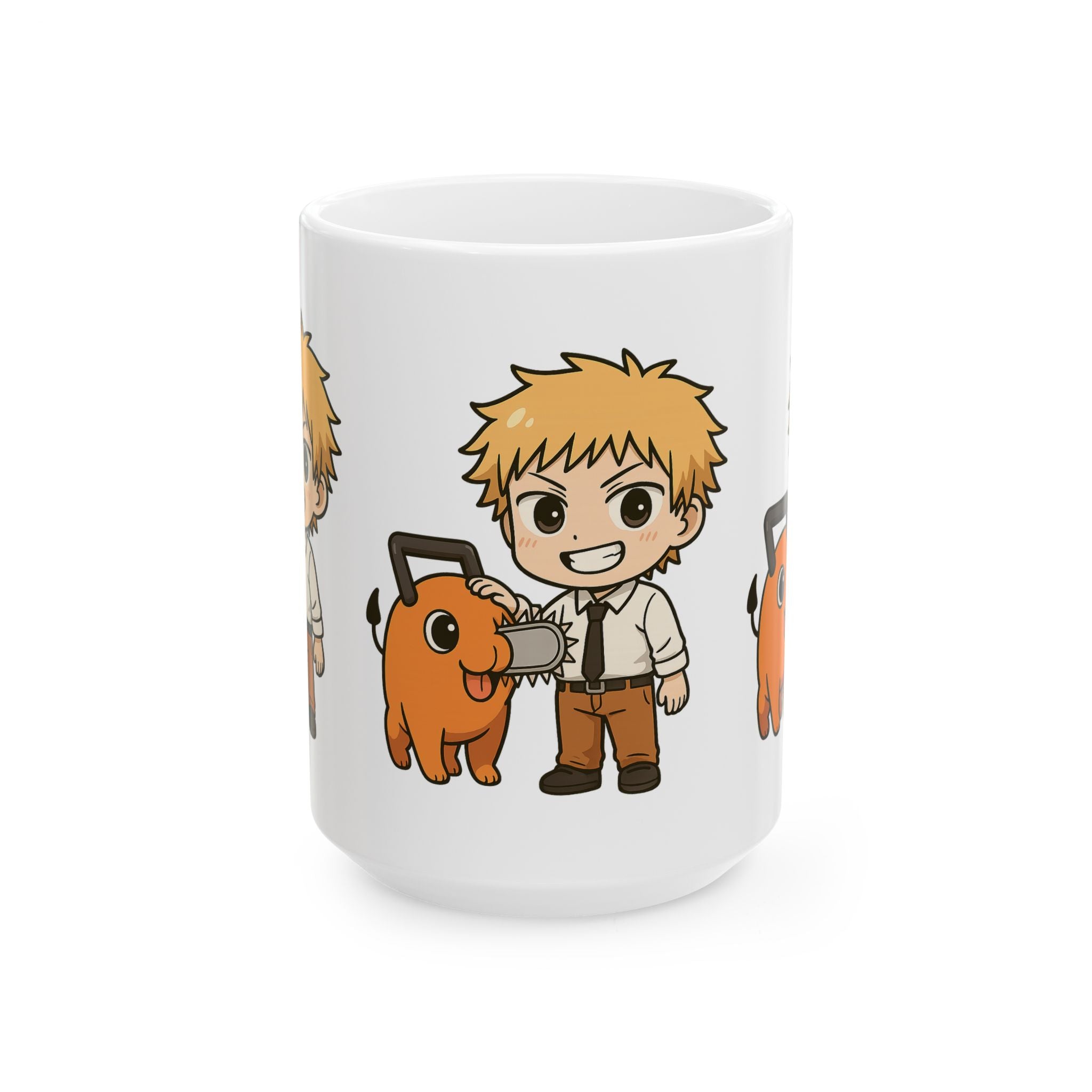 Chainsaw Man Anime  Ceramic Mug, (11oz, 15oz)