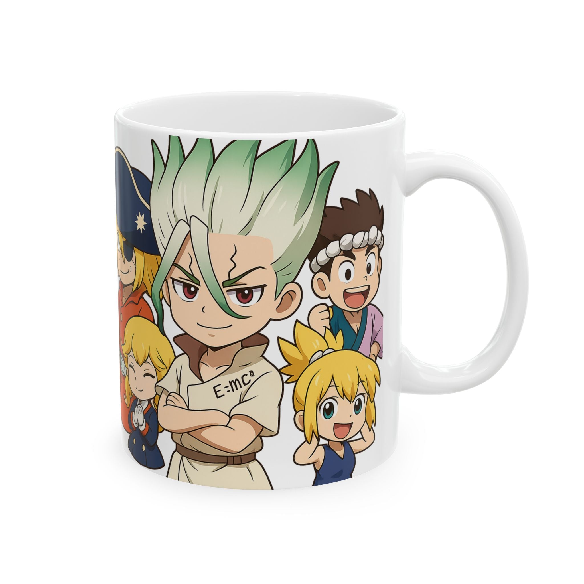 Dr Stone Anime Ceramic Mug, (11oz, 15oz)