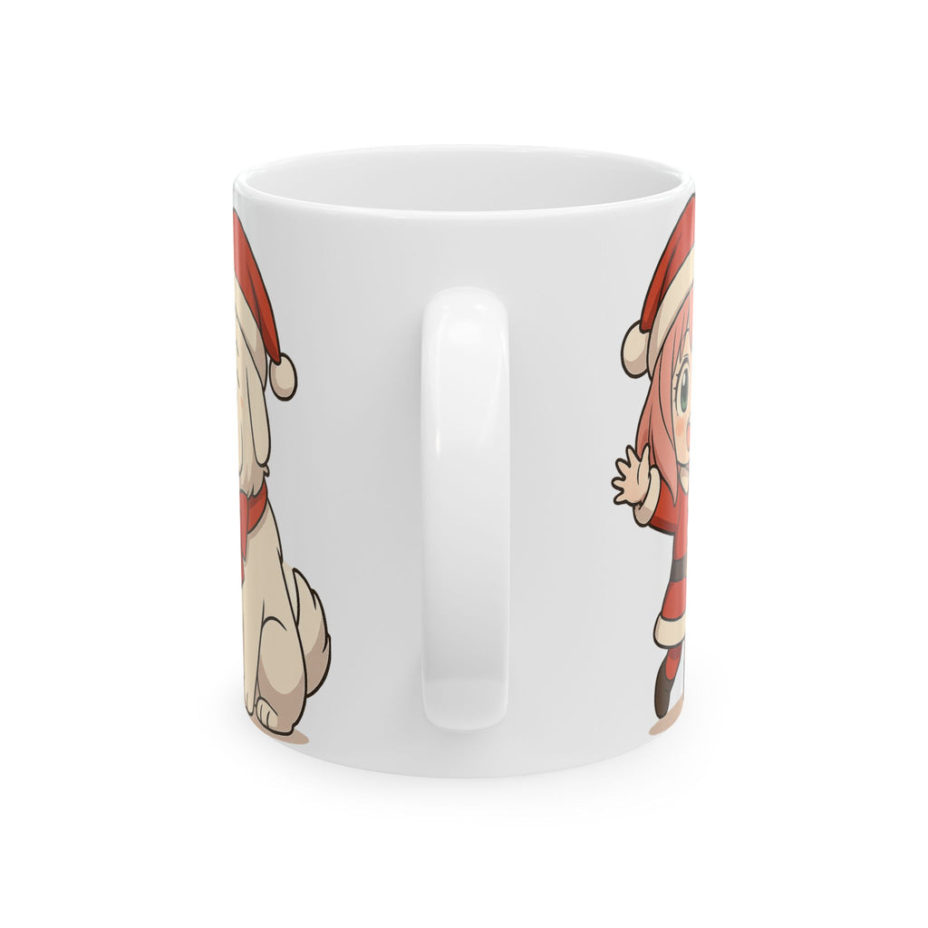 Spy x Family Anime Christmas Ceramic Mug, (11oz, 15oz)