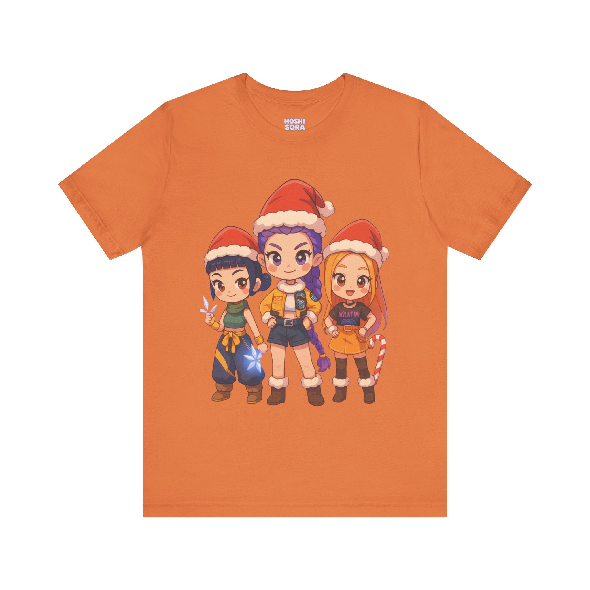 Kpop Demon Hunter Christmas Unisex Jersey Short Sleeve Tee