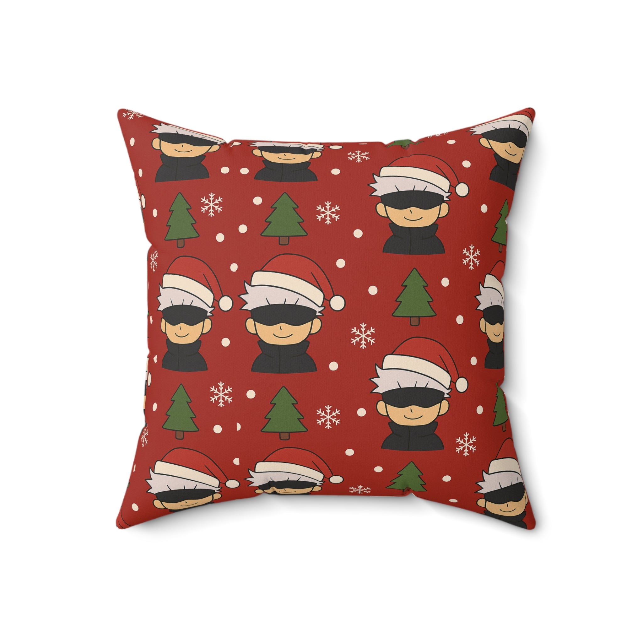Gojo Christmas Spun Polyester Square Pillow