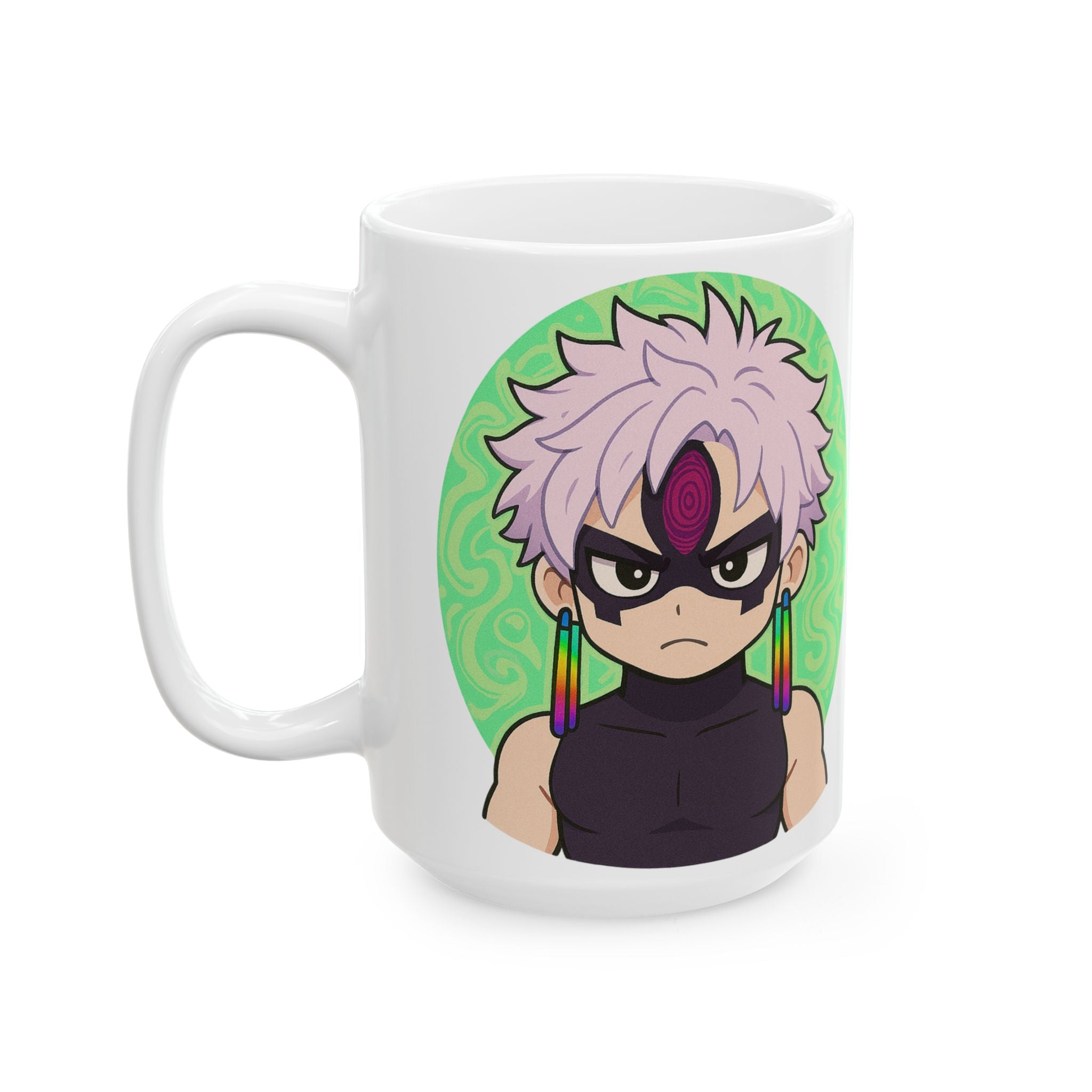 Dandadan Anime Ceramic Mug, (11oz, 15oz)