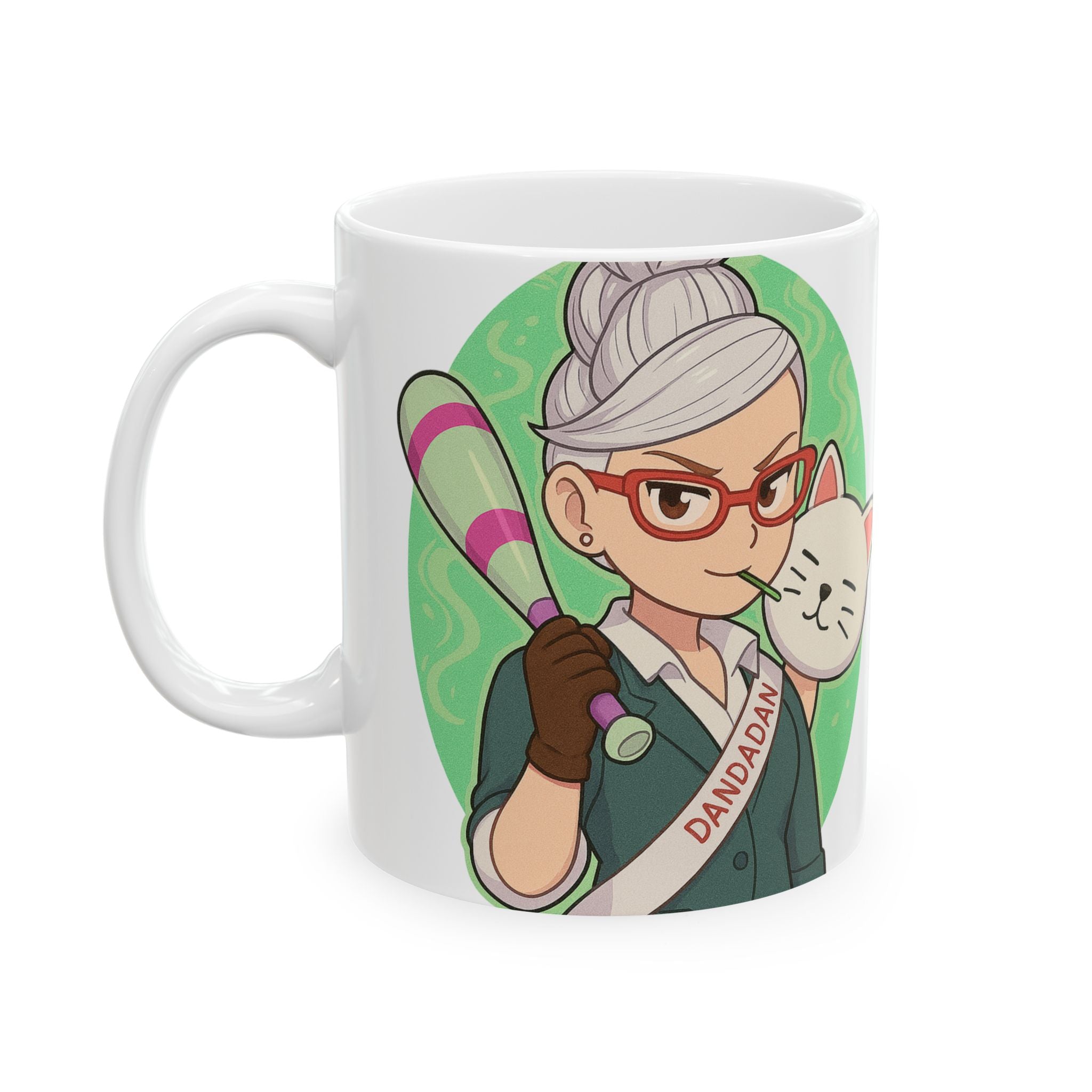 Dandadan Anime Ceramic Mug, (11oz, 15oz)