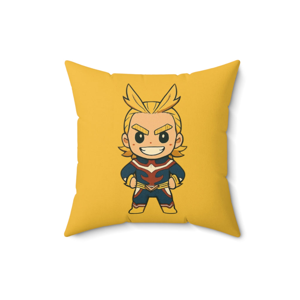 All Might Spun Polyester Square Pillow