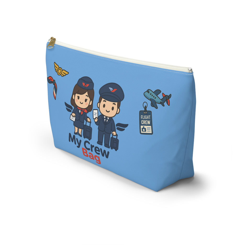 Flight Crew Accessory Pouch w T-bottom