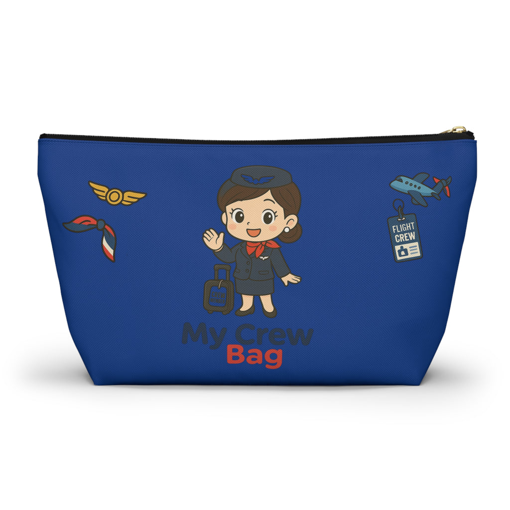 Flight Crew Accessory Pouch w T-bottom