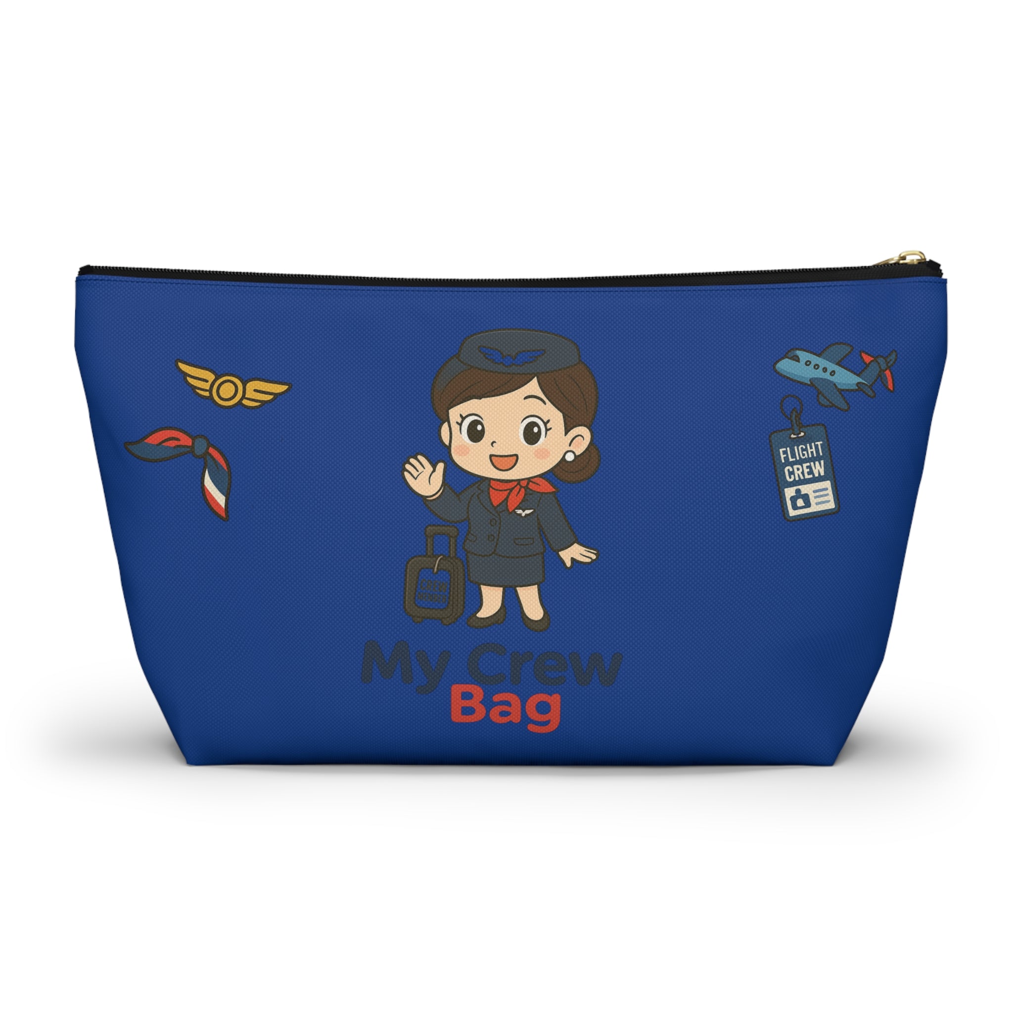 Flight Crew Accessory Pouch w T-bottom