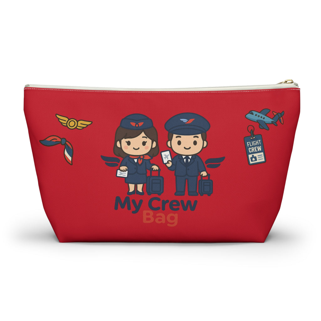 Flight Crew Accessory Pouch w T-bottom