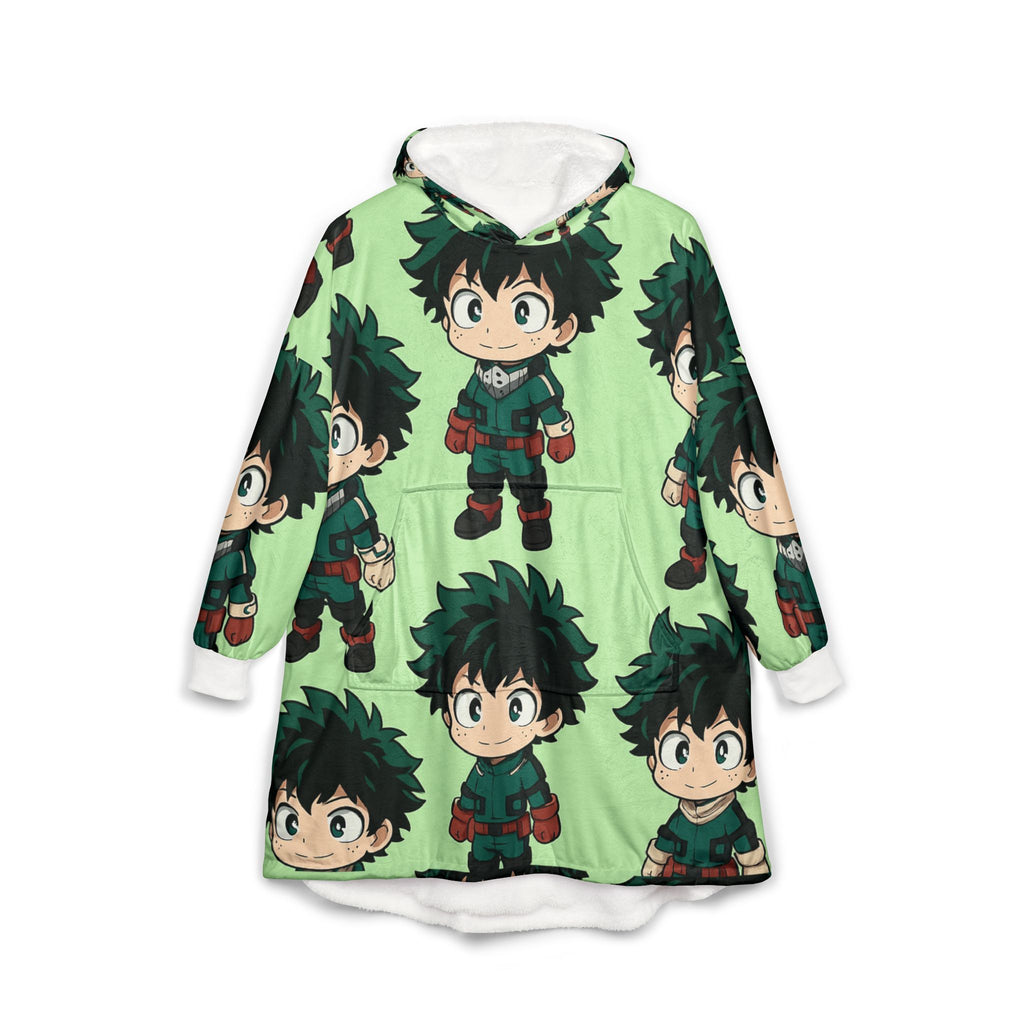 Deku Hooded Blanket, Japanese Style Wearable Blanket