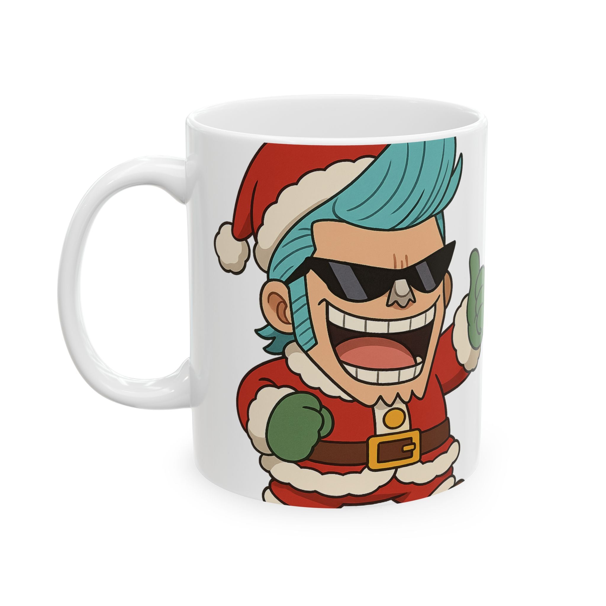 Christmas Franky Anime Ceramic Mug, (11oz, 15oz)