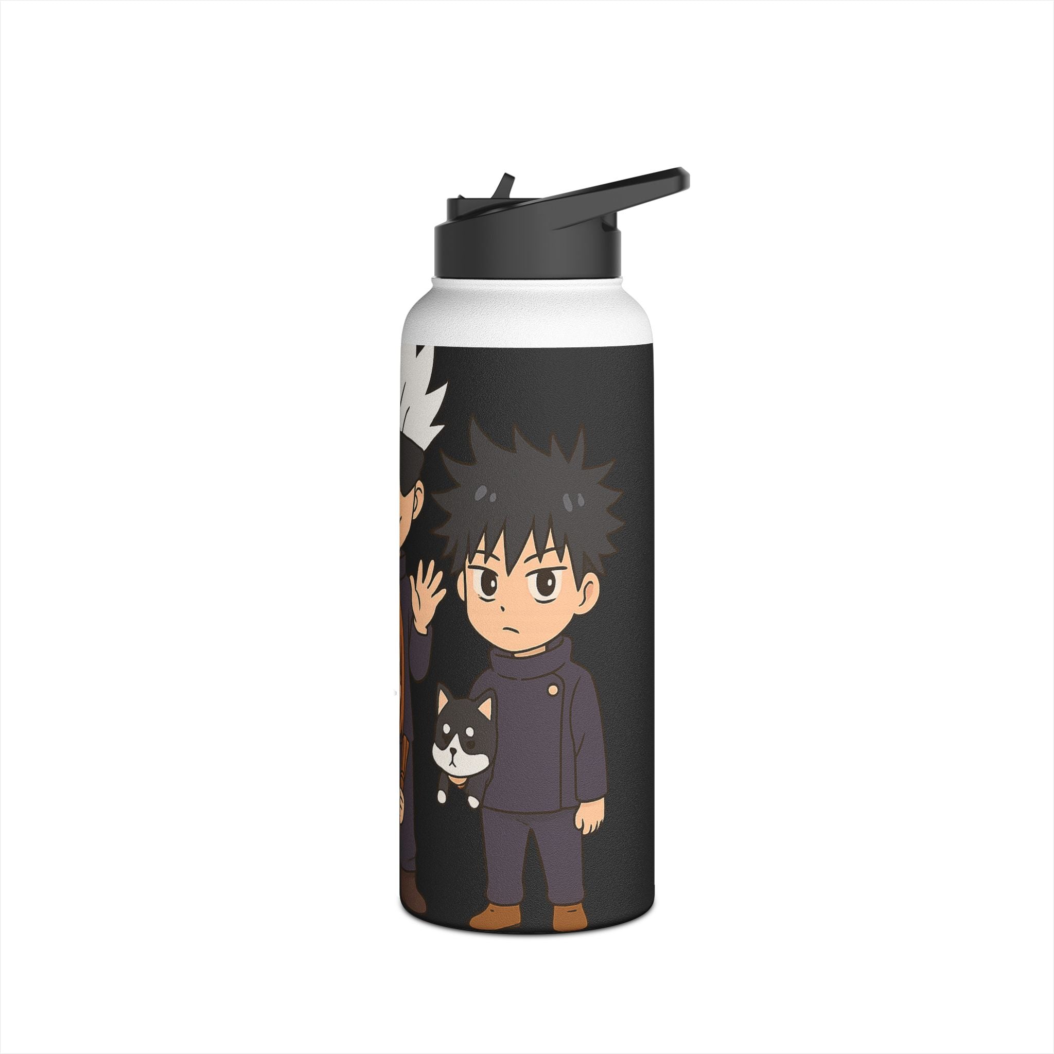 Jujutsu Kaisen Anime Stainless Steel Water Bottle, Standard Lid ( Solo Leveling)