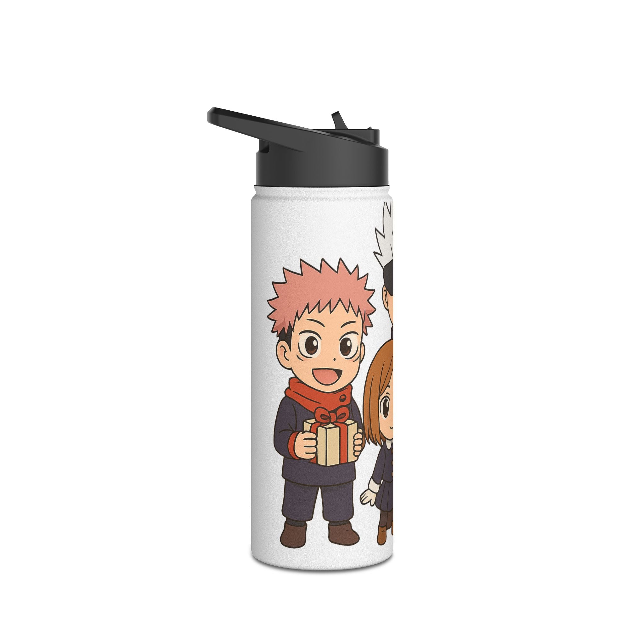 Jujutsu Kaisen Anime Stainless Steel Water Bottle, Standard Lid ( Solo Leveling)