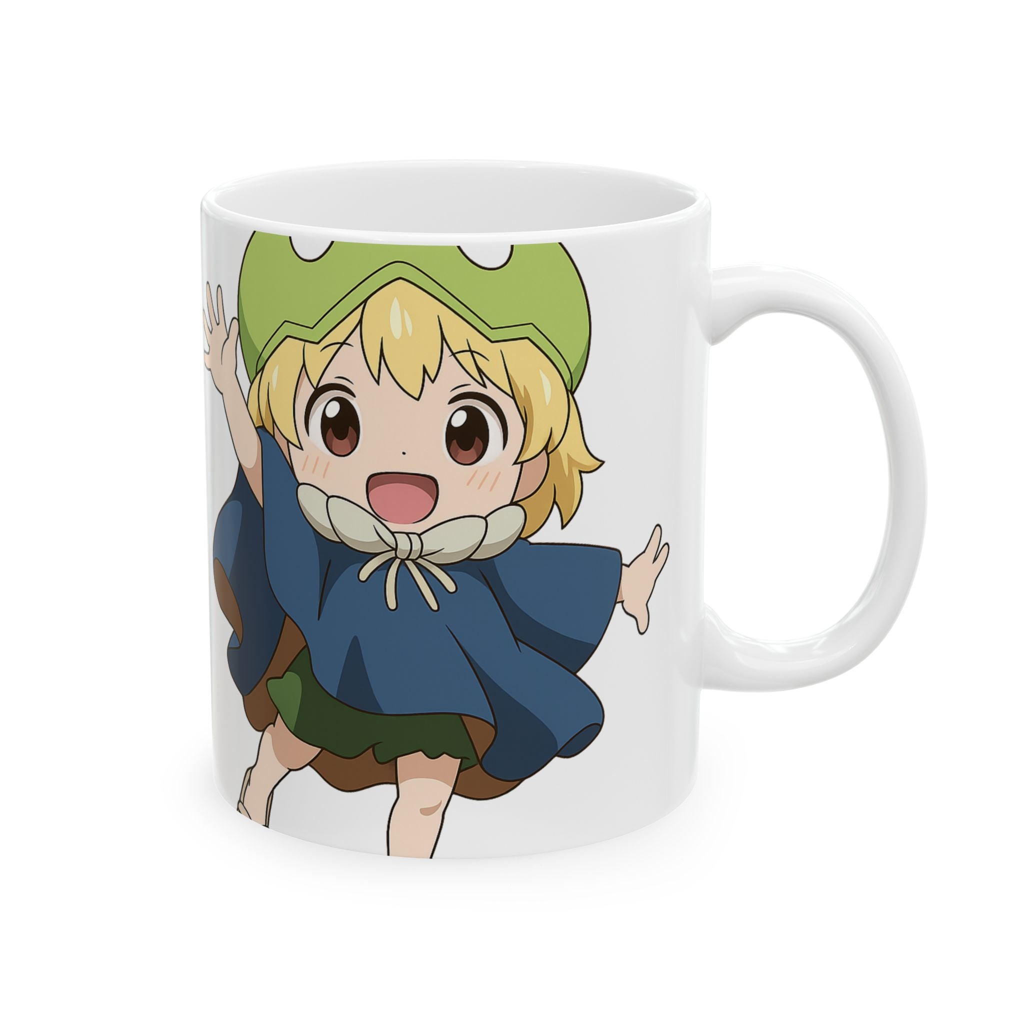 Dr Stone Anime Suica Ceramic Mug, (11oz, 15oz)
