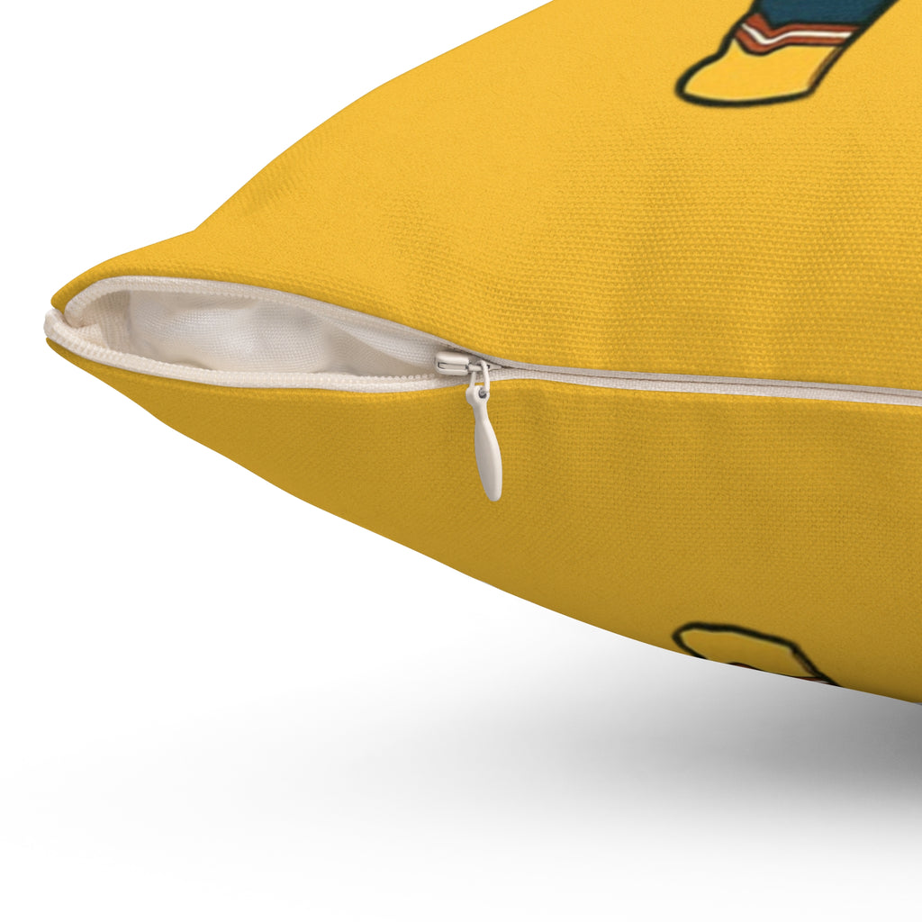 All Might Spun Polyester Square Pillow