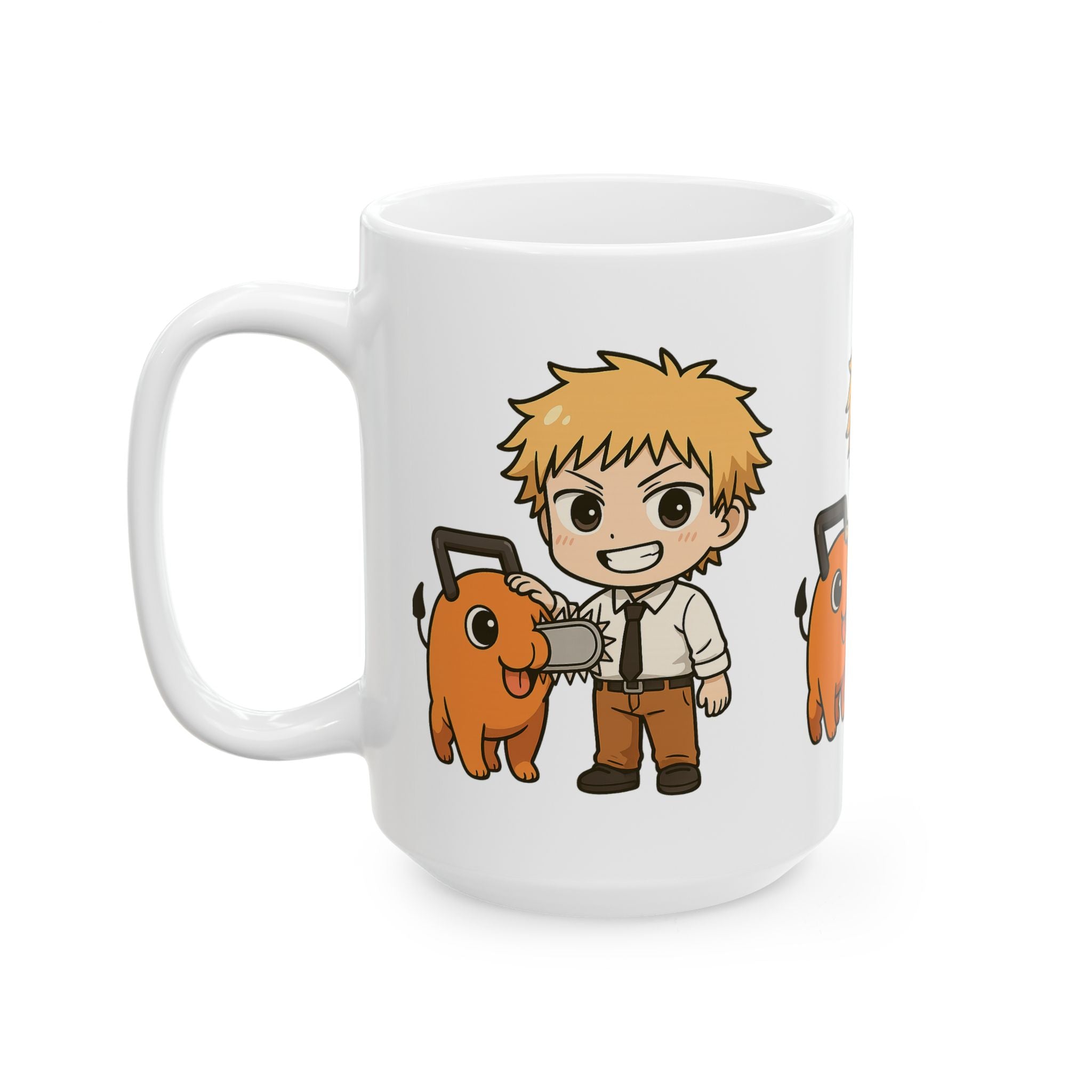 Chainsaw Man Anime  Ceramic Mug, (11oz, 15oz)