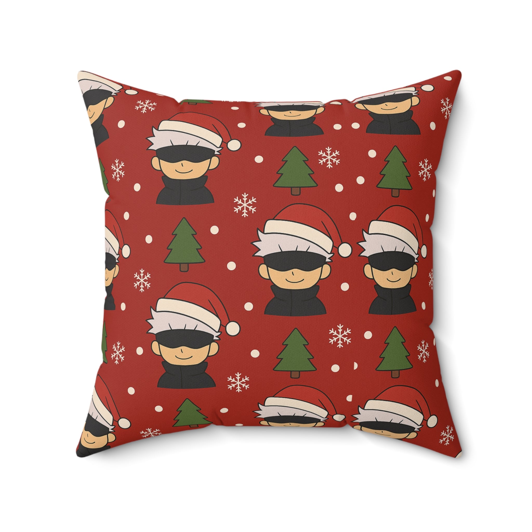 Gojo Christmas Spun Polyester Square Pillow