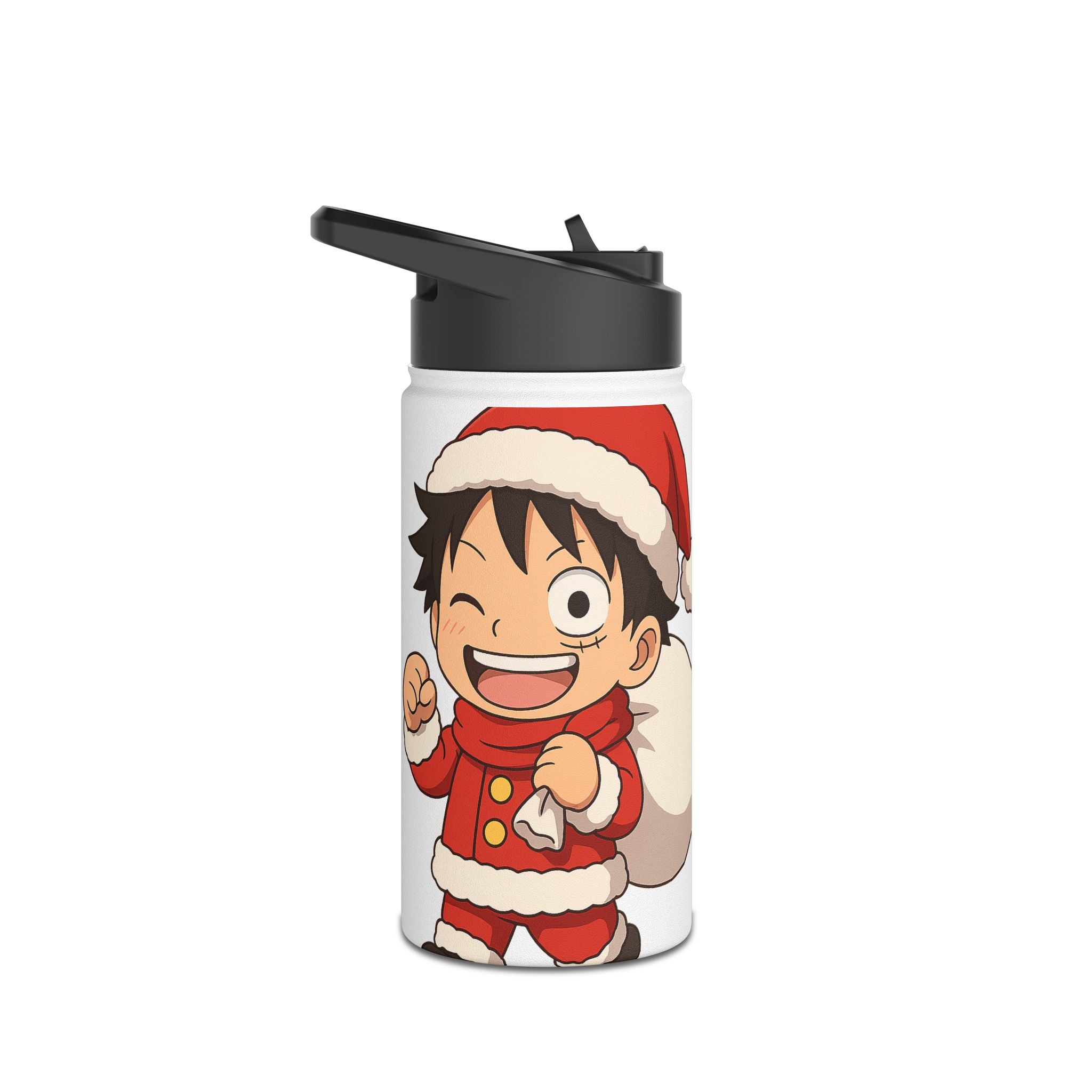 One Piece Anime Stainless Steel Water Bottle, Standard Lid ( Solo Leveling)