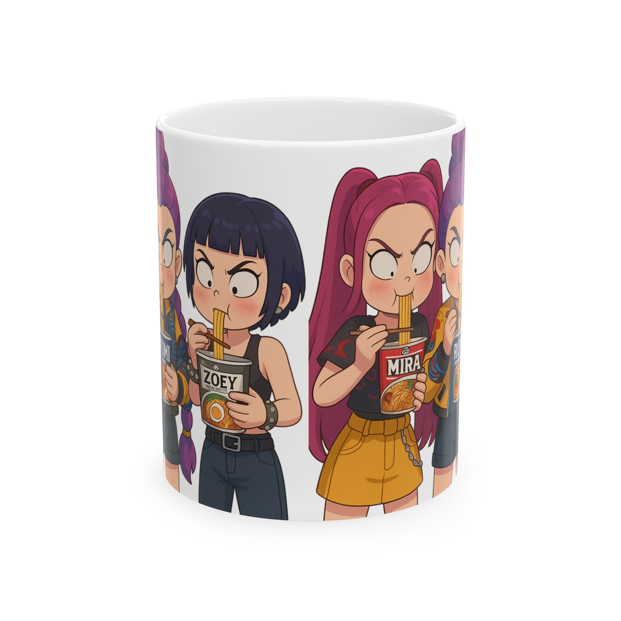 Kpop Hunter Anime Ceramic Mug, (11oz, 15oz)