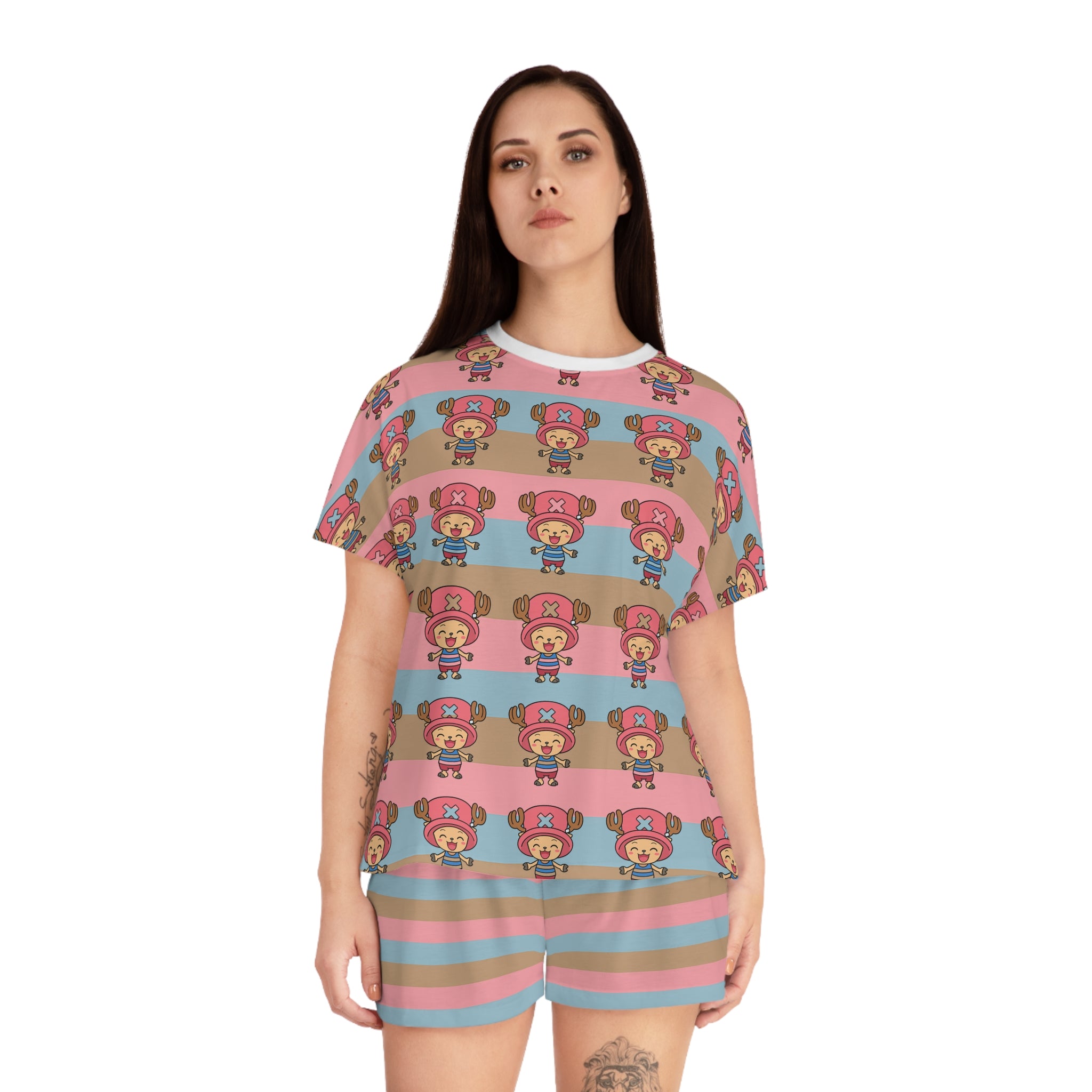 Chopper Women's Short Pajama Set (AOP)