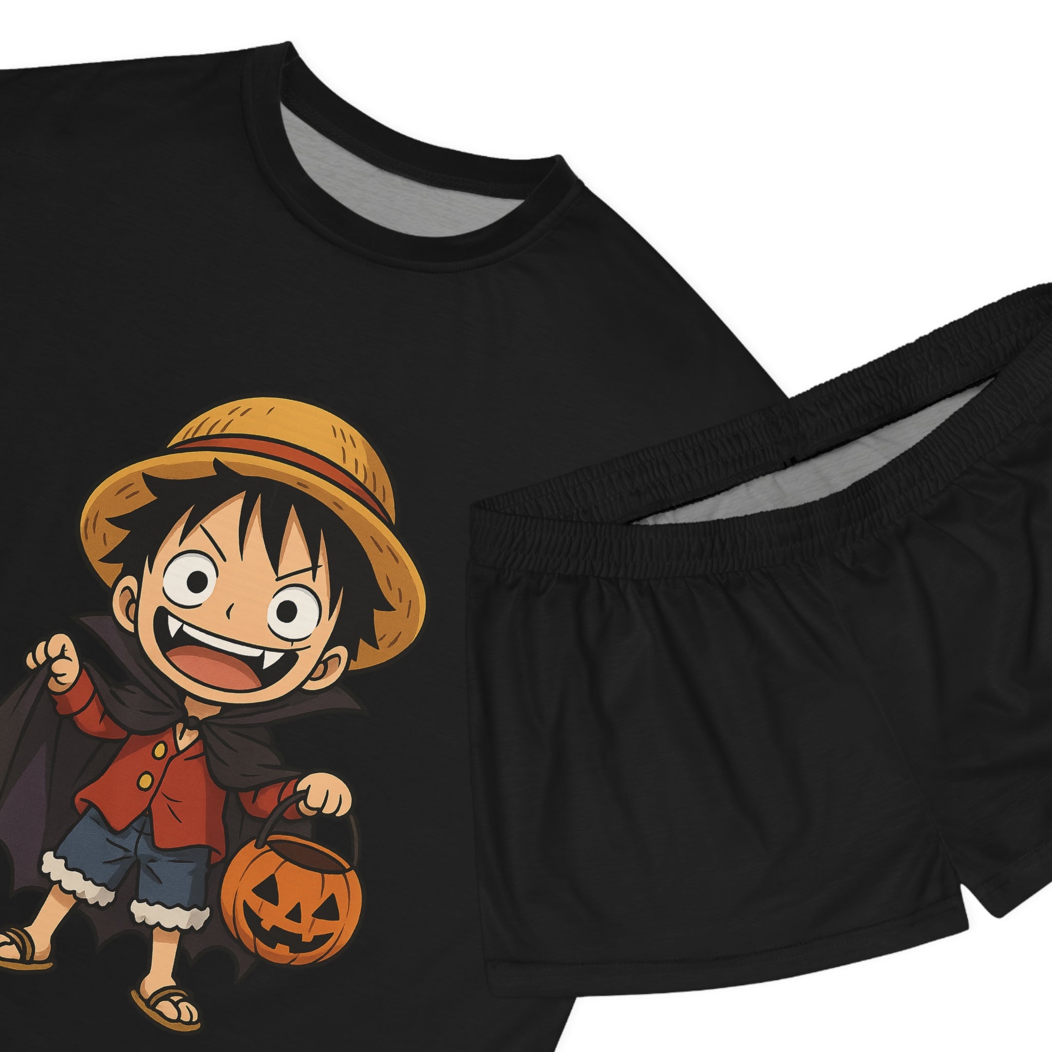 Luffy Halloween Women's Short Pajama Set