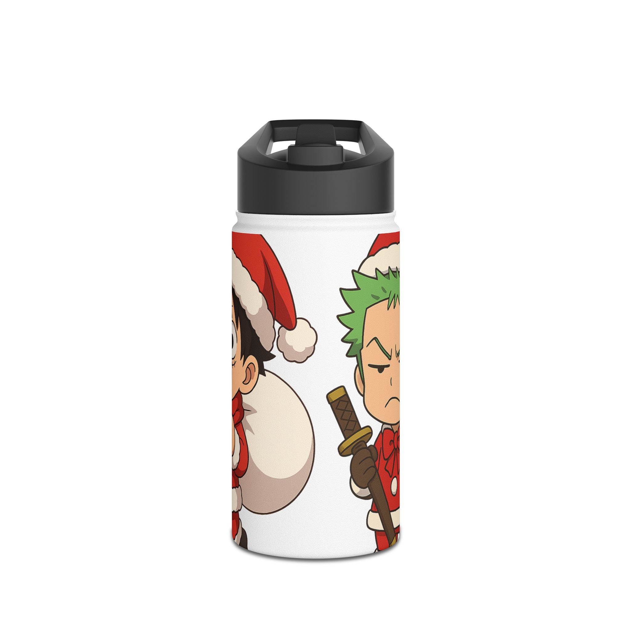 One Piece Anime Stainless Steel Water Bottle, Standard Lid ( Solo Leveling)