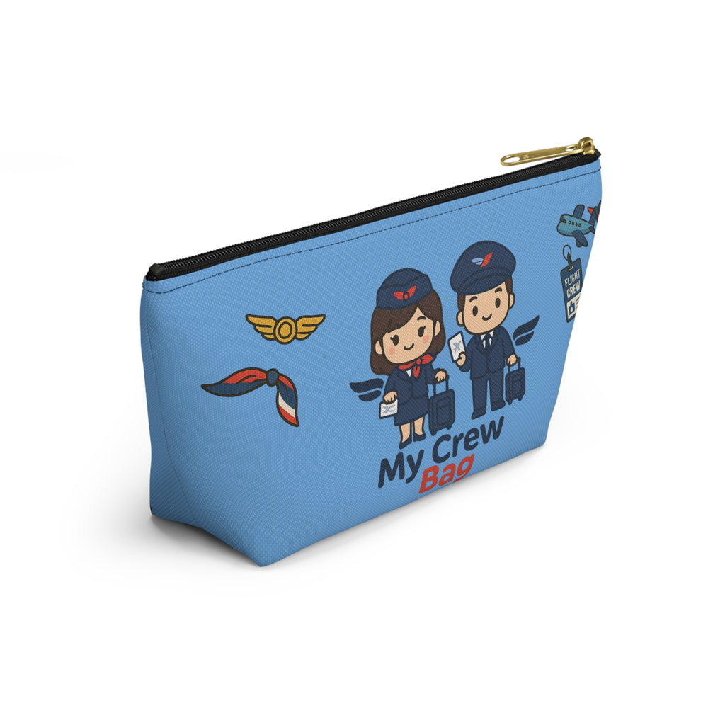 Flight Crew Accessory Pouch w T-bottom