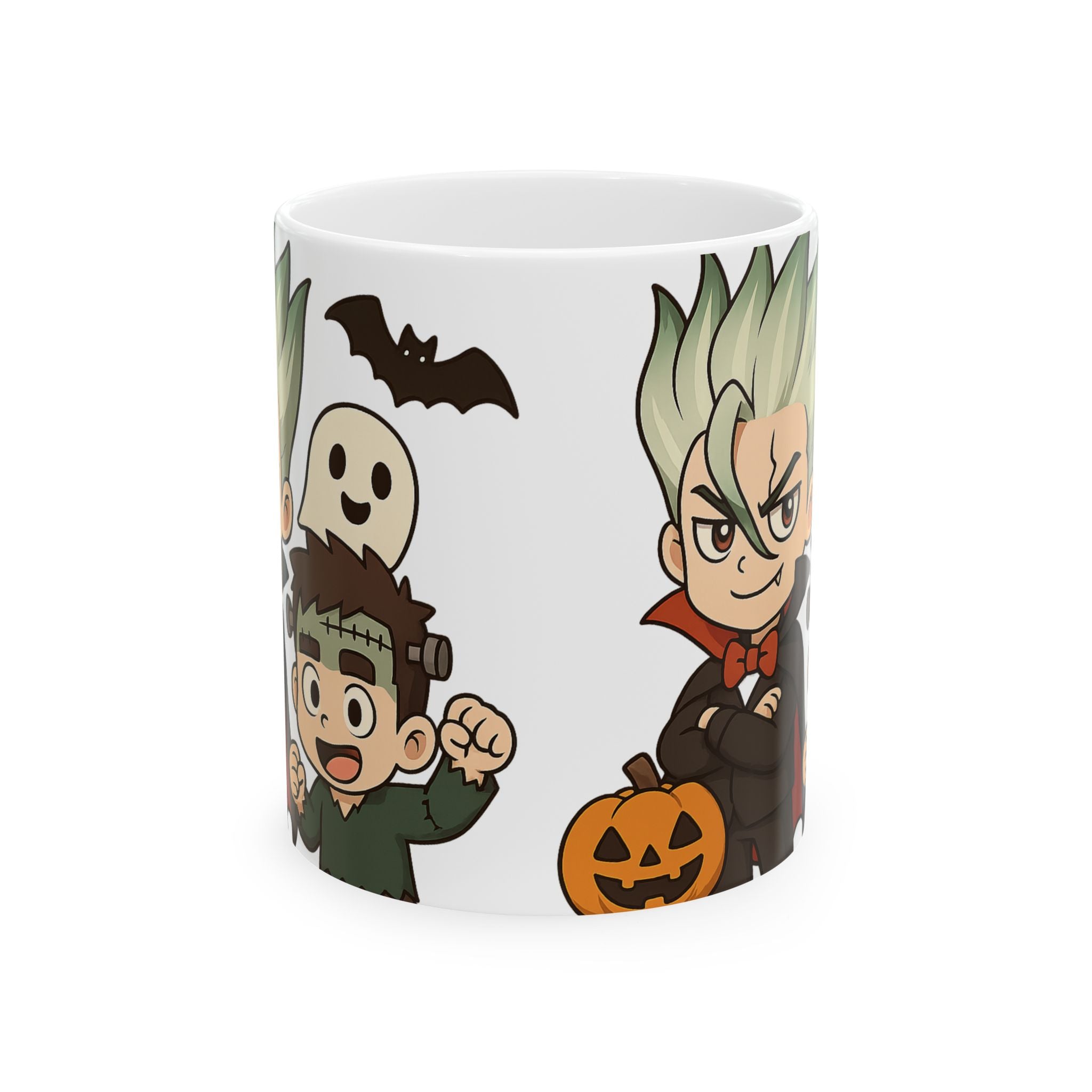 Dr Stone Anime Halloween Ceramic Mug, (11oz, 15oz)