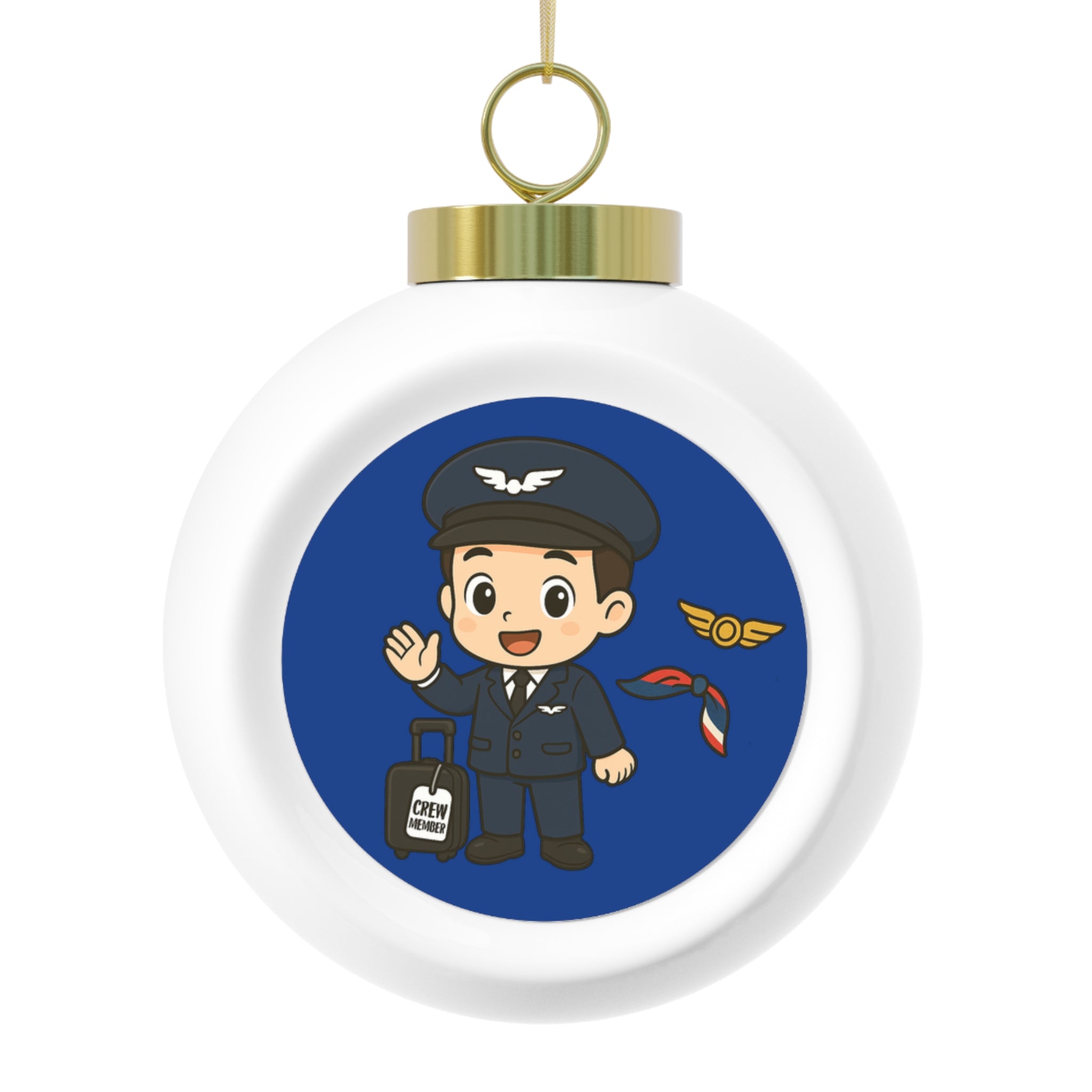 Flight  Crew Ball Ornament