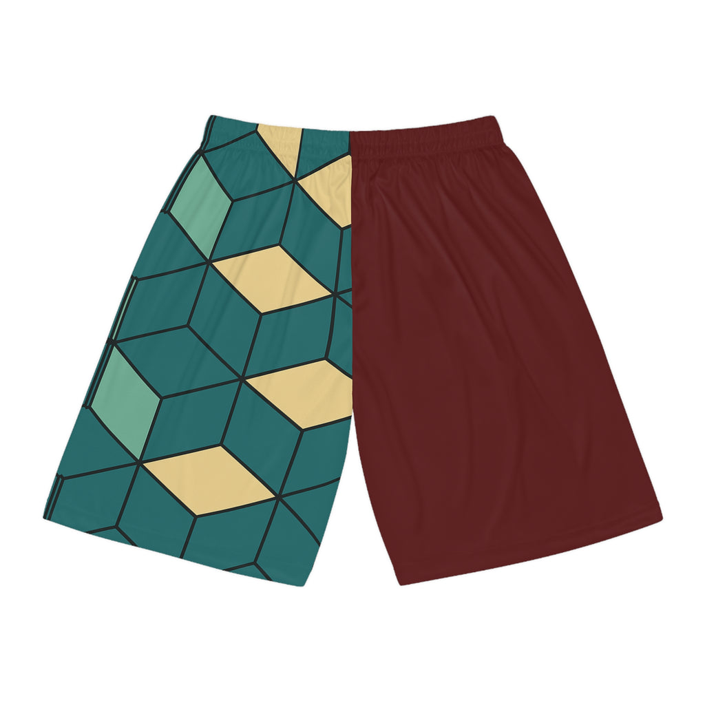 Giyu Demon Slayer Basketball Shorts