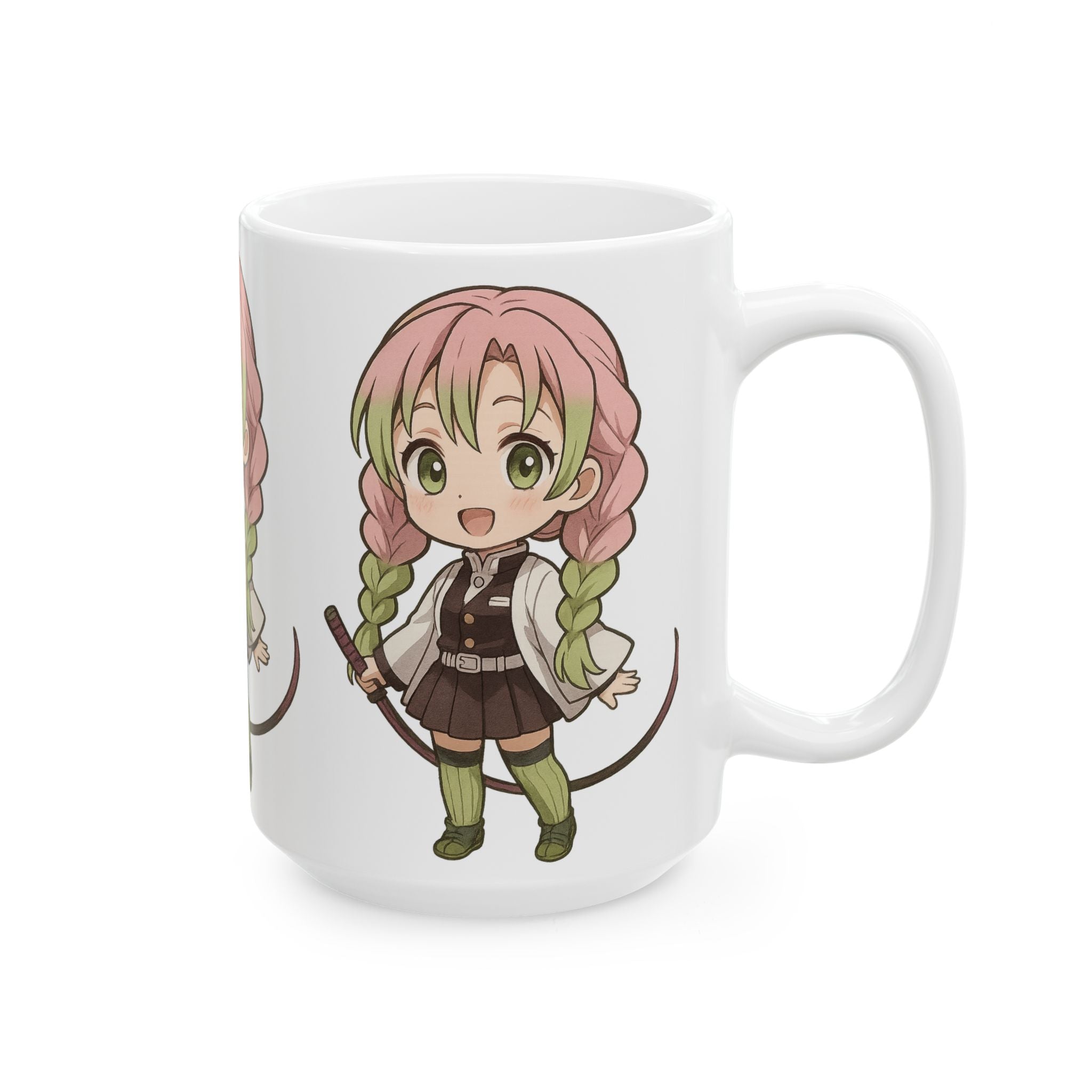 Demon Slayer Ceramic Mug, (11oz, 15oz)