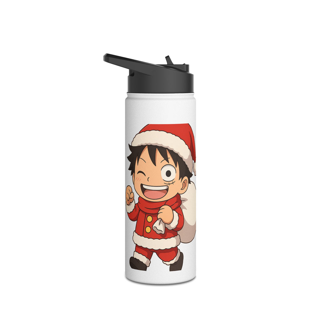 One Piece Anime Stainless Steel Water Bottle, Standard Lid ( Solo Leveling)