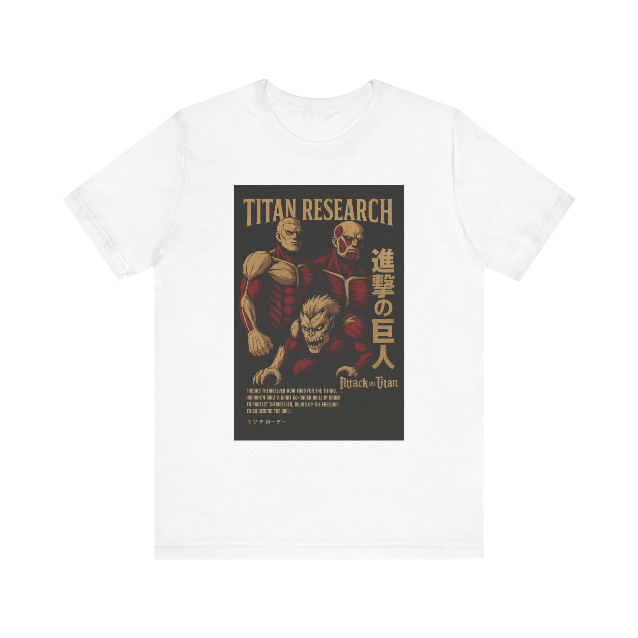 Attack on Titan Unisex Jersey Short Sleeve Tee