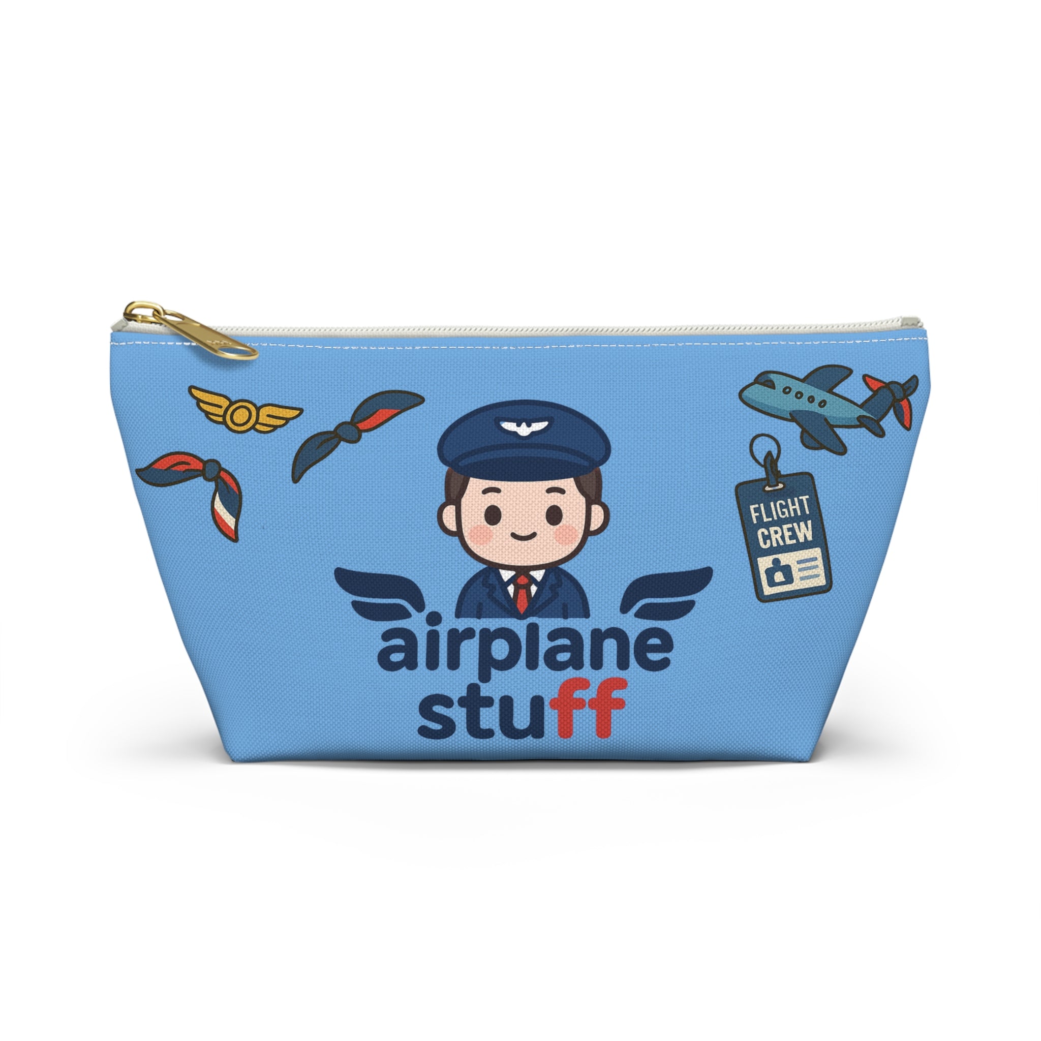 Flight Crew Accessory Pouch w T-bottom