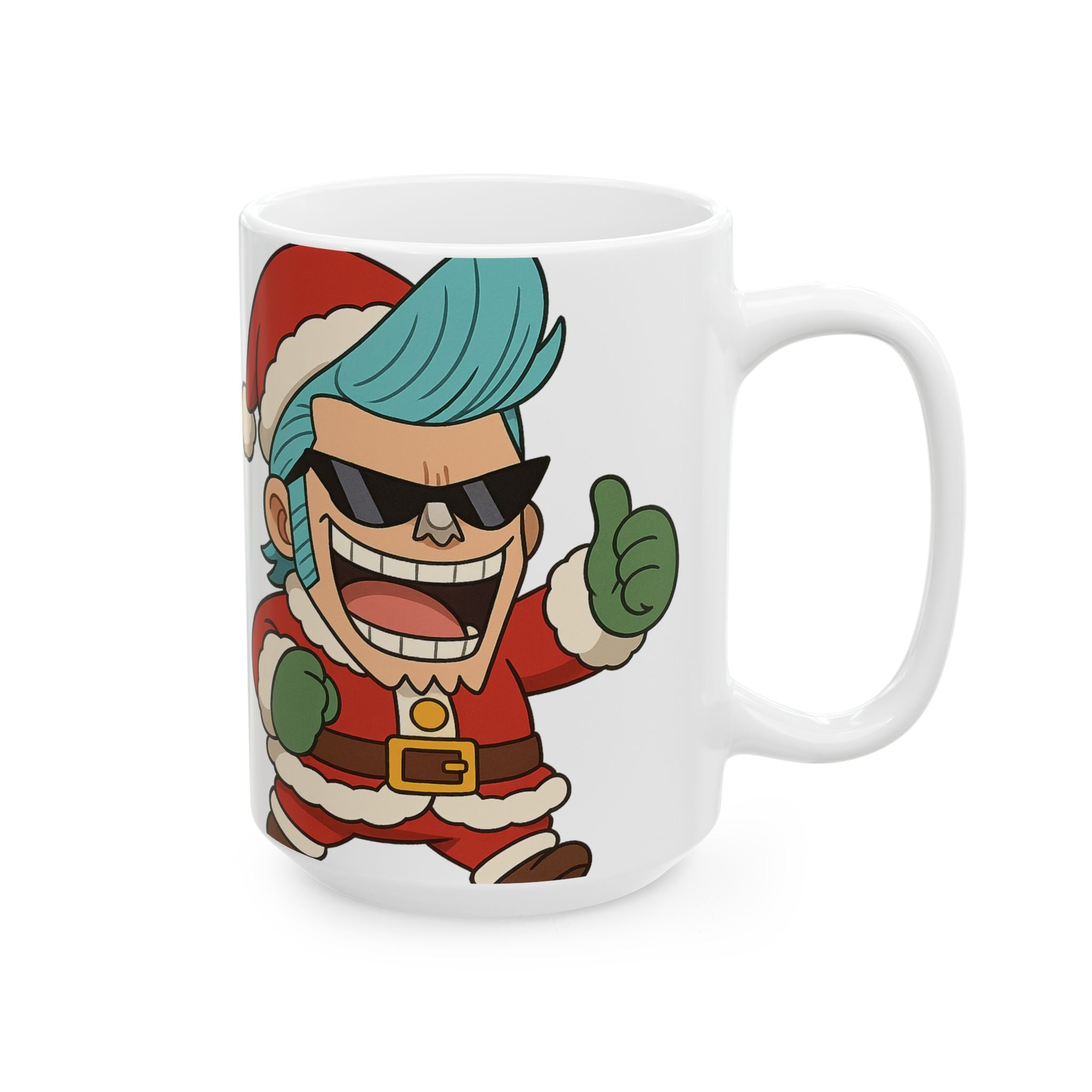 Christmas Franky Anime Ceramic Mug, (11oz, 15oz)