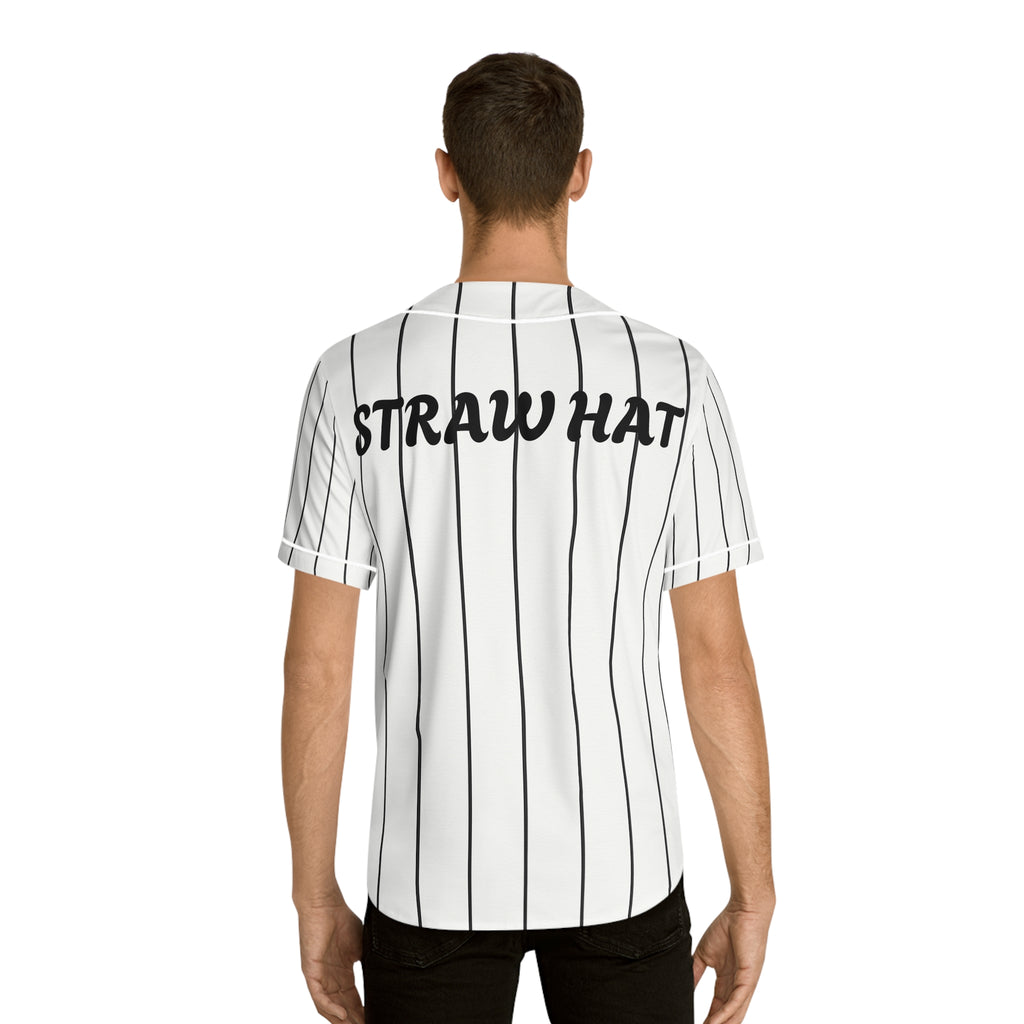Straw Hat Baseball Jersey, Sport Shirt, Japanese Baseball Top