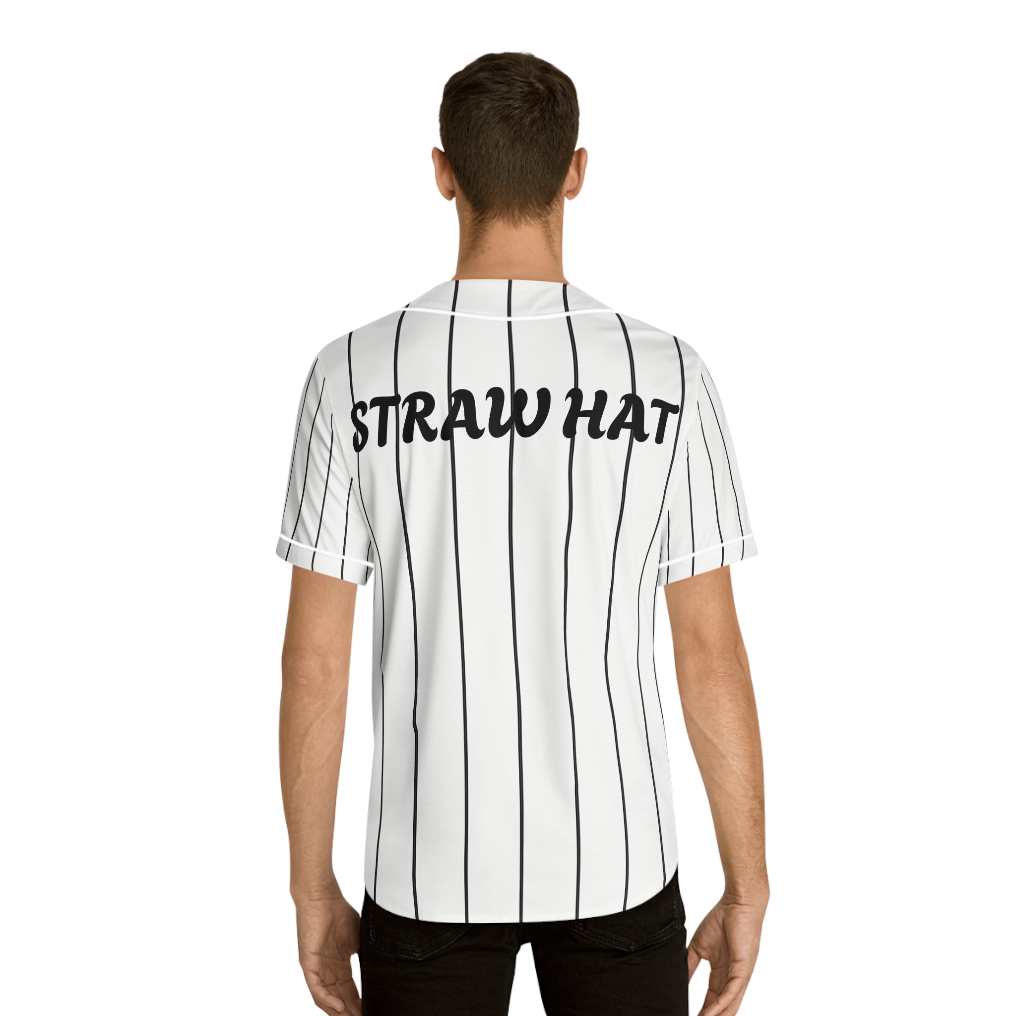 Straw Hat Baseball Jersey, Sport Shirt, Japanese Baseball Top