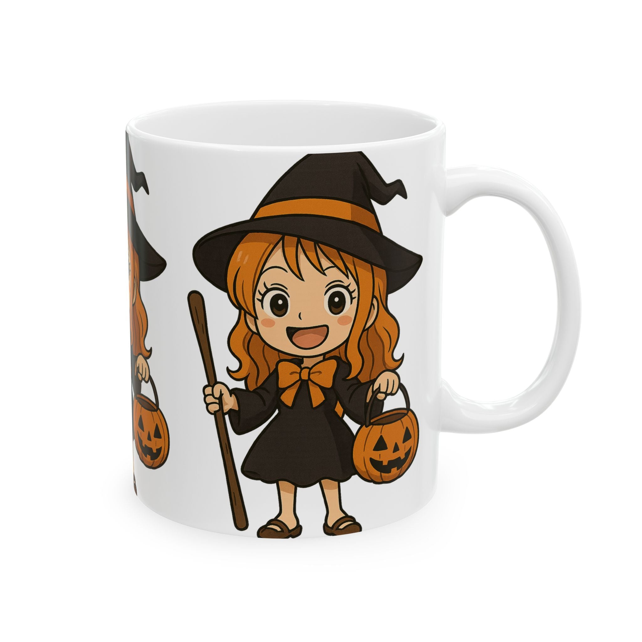 Halloween Nami Anime Ceramic Mug, (11oz, 15oz)