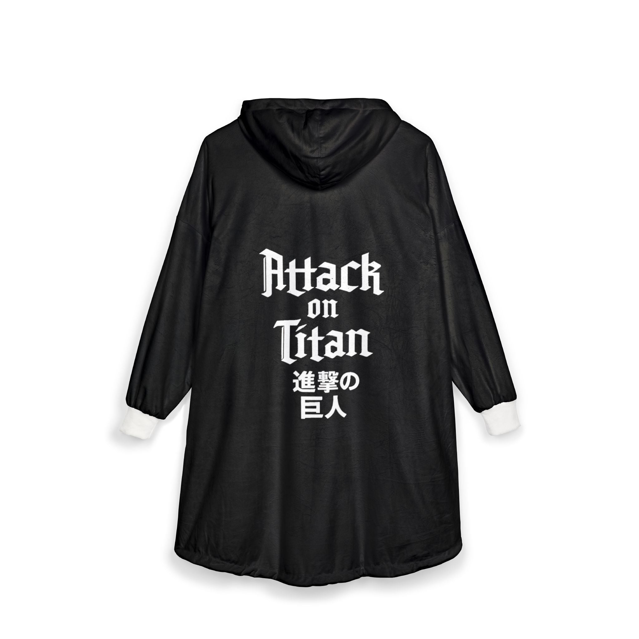 Attack on Titan Hooded Blanket, Japanese Style Wearable Blanket