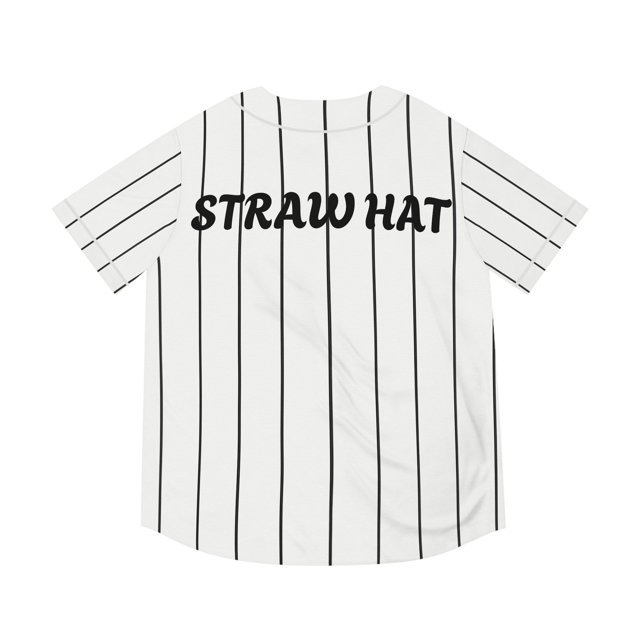 Straw Hat Baseball Jersey, Sport Shirt, Japanese Baseball Top