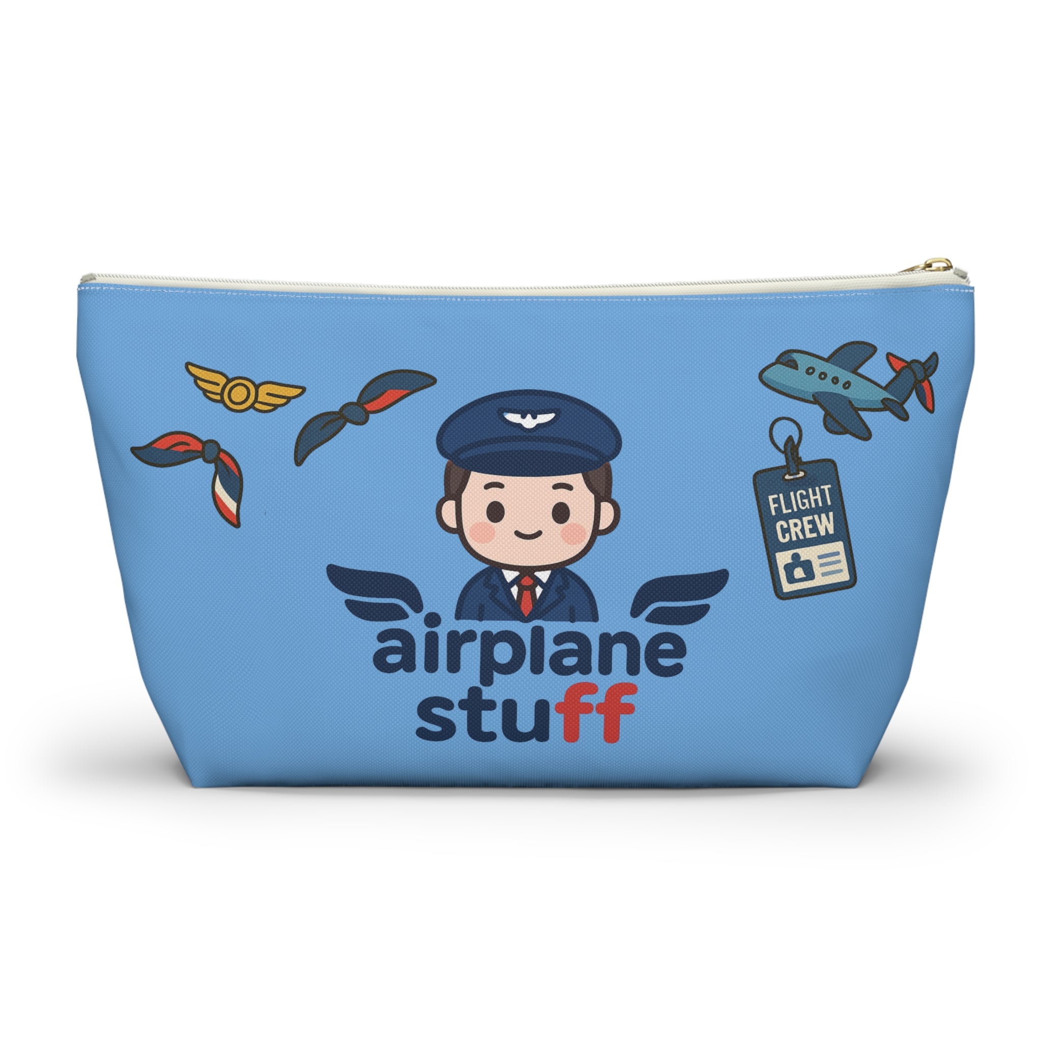 Flight Crew Accessory Pouch w T-bottom