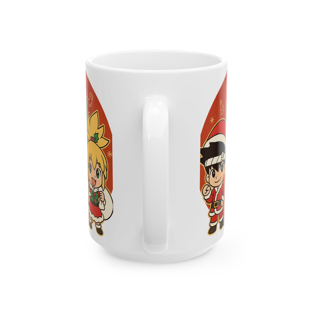 Dr Stone Anime Christmas Ceramic Mug, (11oz, 15oz)