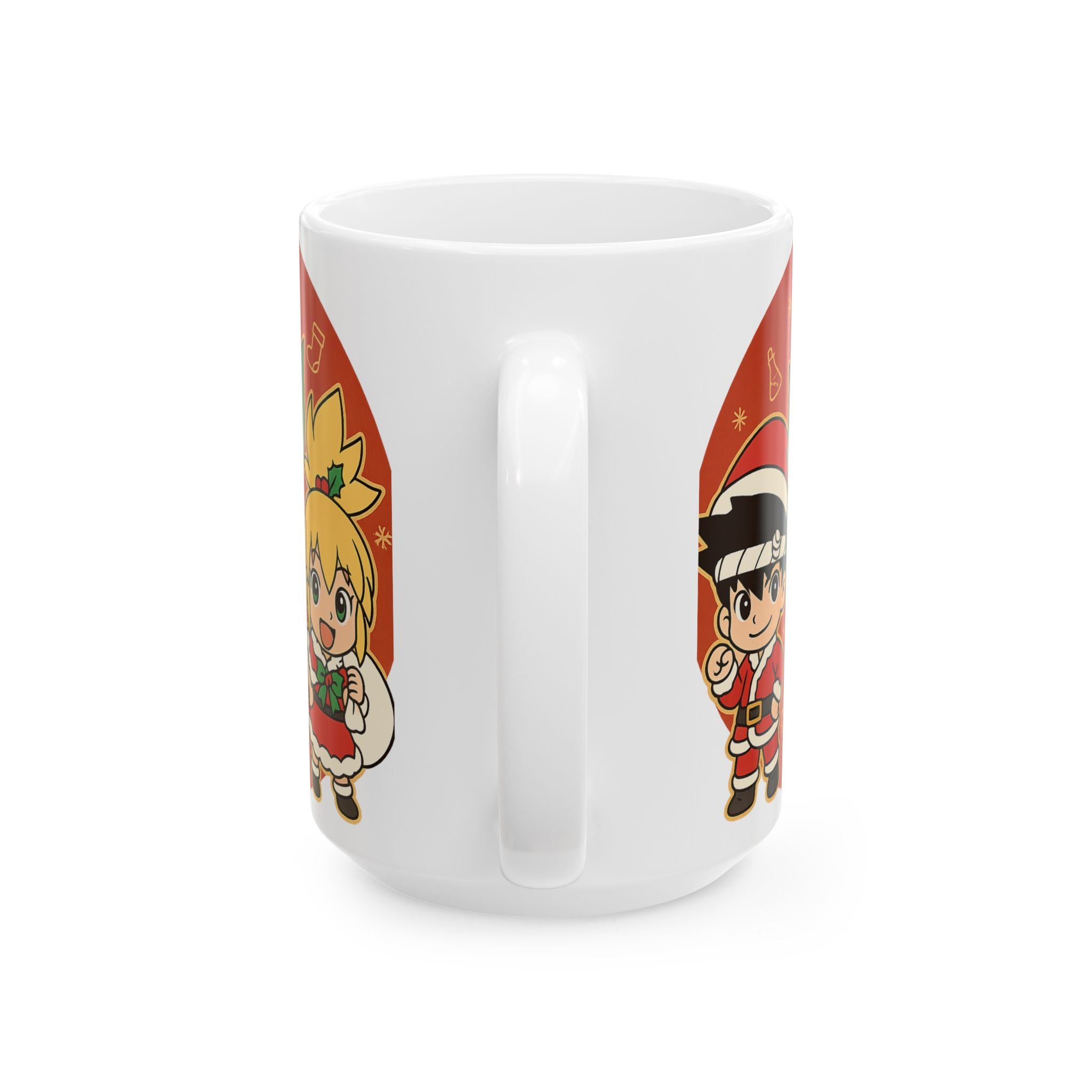 Dr Stone Anime Christmas Ceramic Mug, (11oz, 15oz)