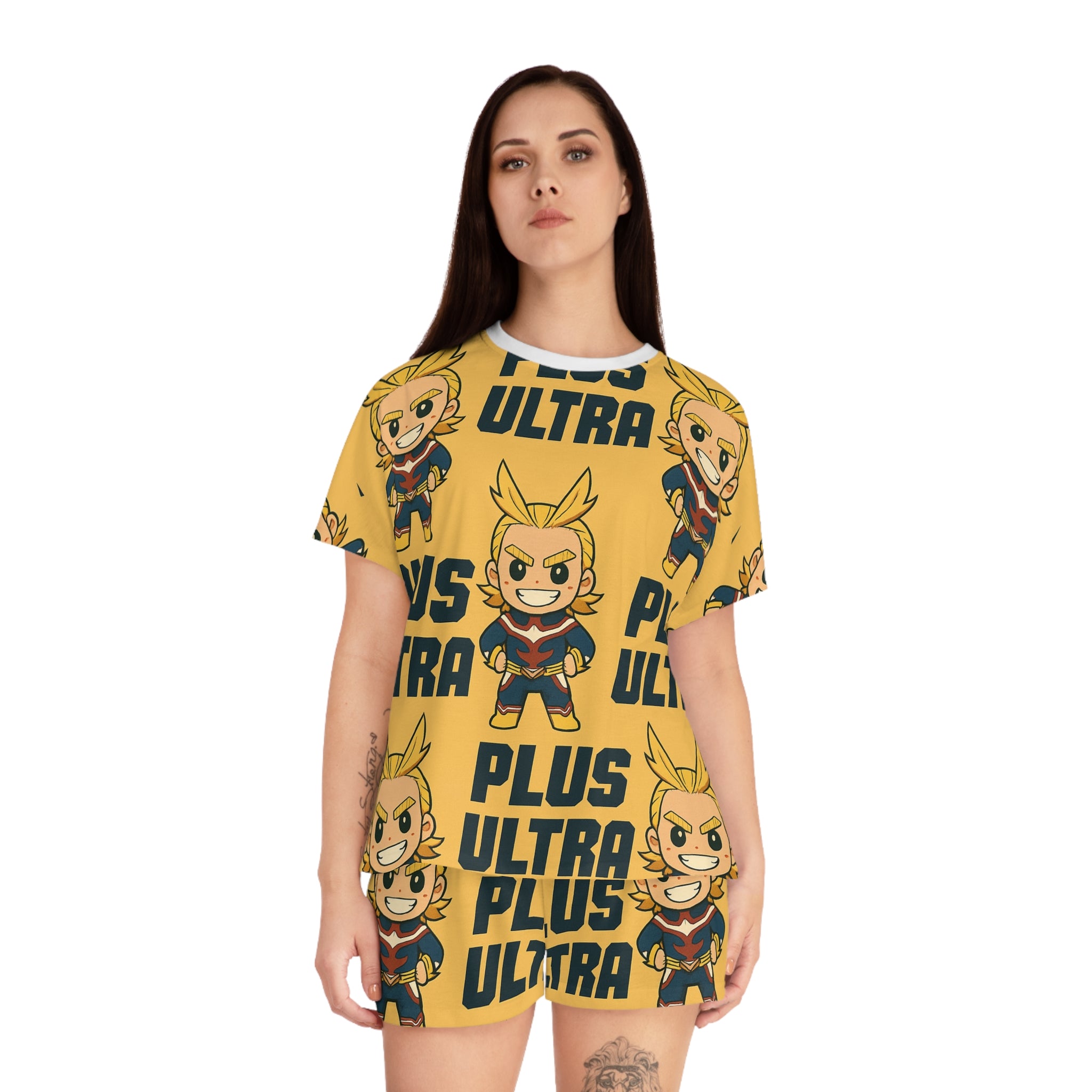 All Might Women's Short Pajama Set