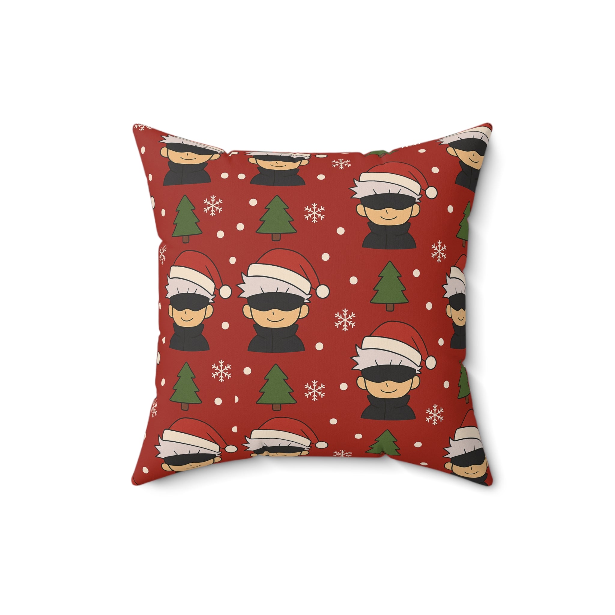 Gojo Christmas Spun Polyester Square Pillow