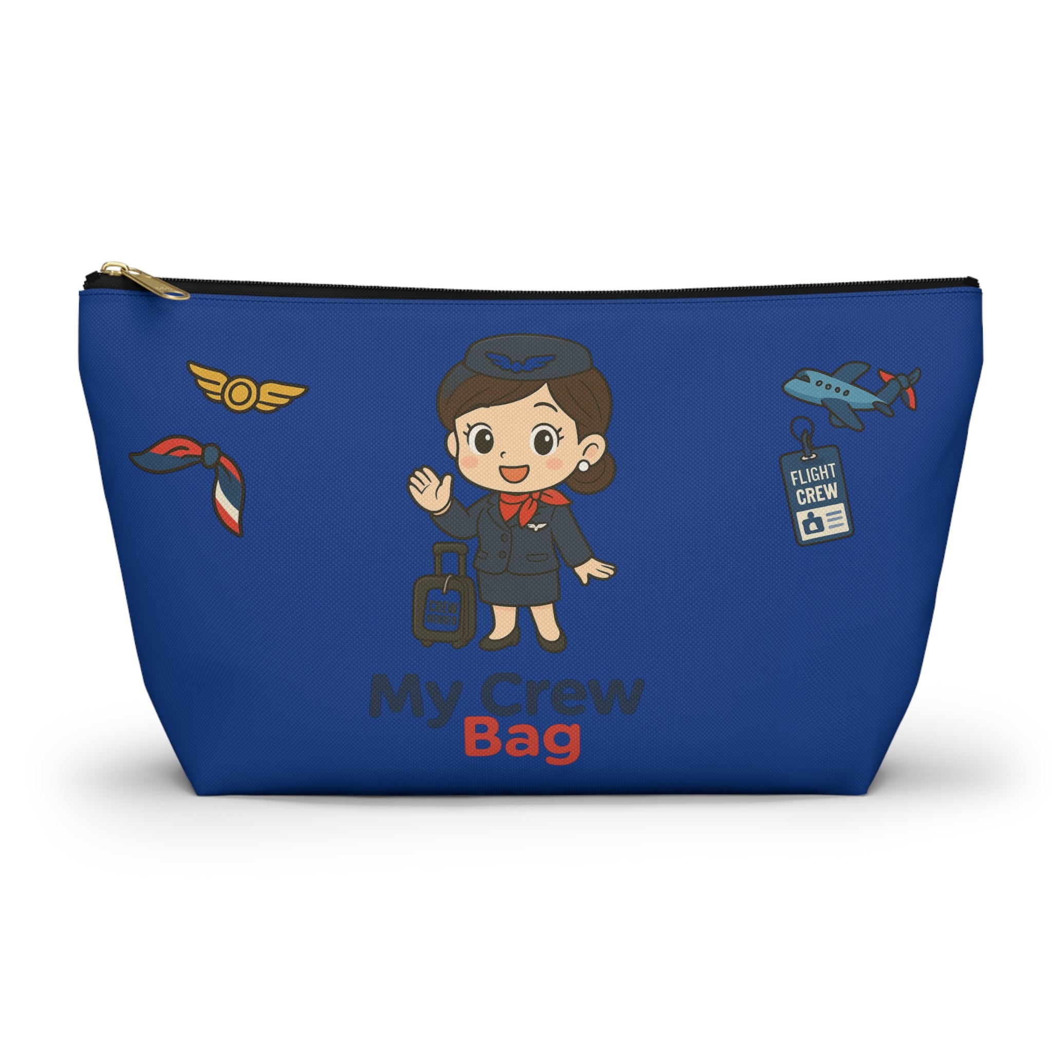 Flight Crew Accessory Pouch w T-bottom