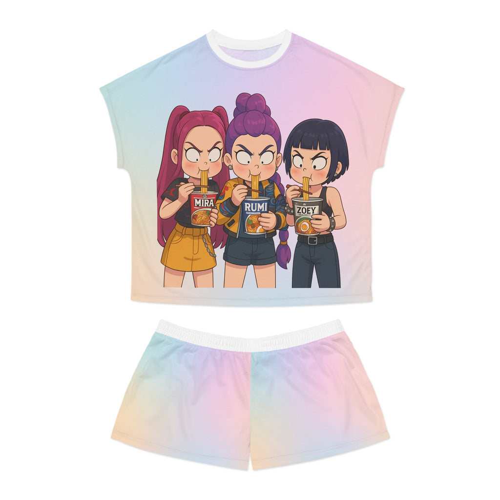 Kpop Demon Hunter Women's Short Pajama Set (AOP)